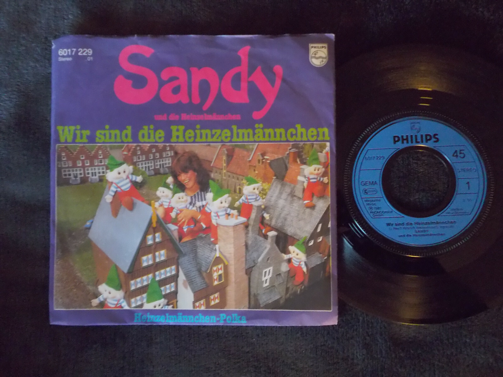 Sandy – Wir sind die Heinzelmännchen / Heinzelmännchen-Polka (Philips, 1981)