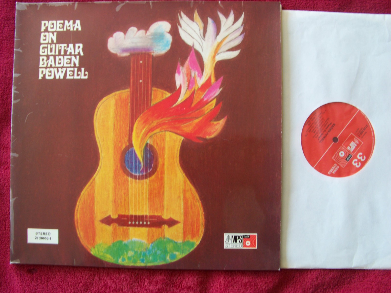 Baden Powell – Poema on guitar | MPS / BASF Records LP