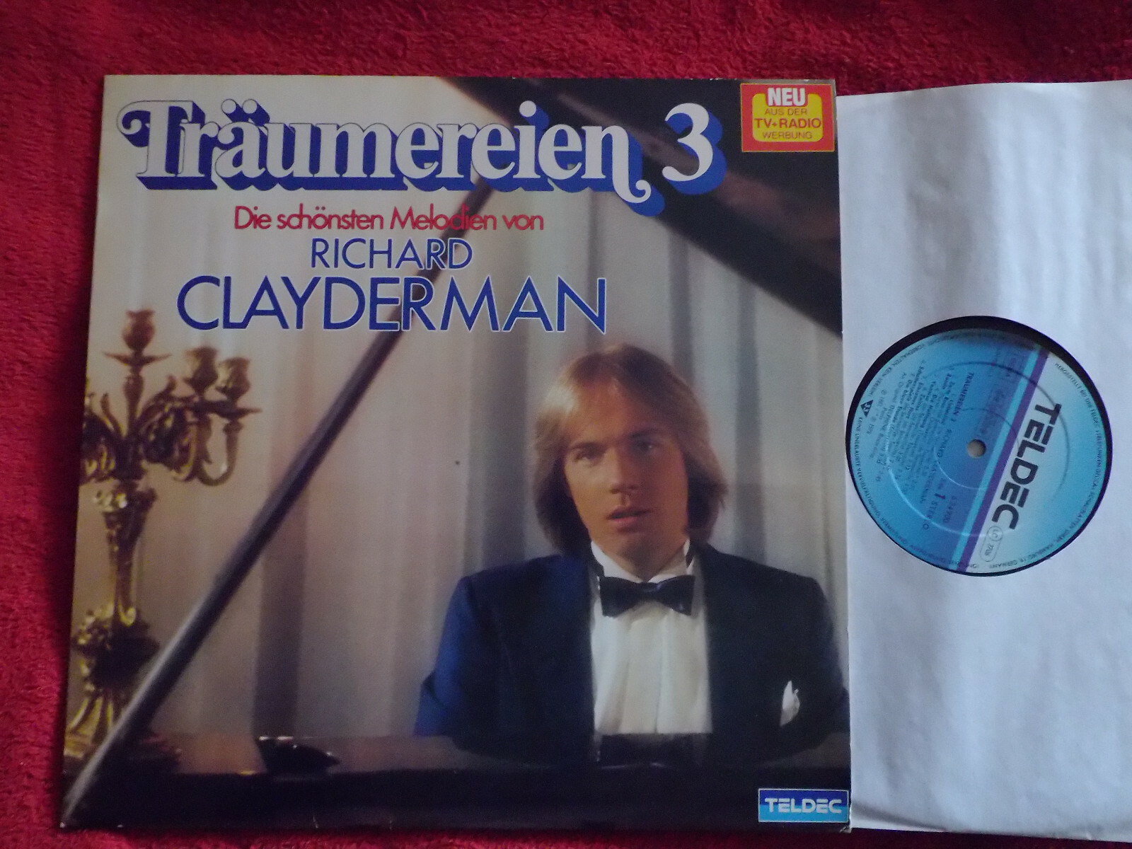 Richard Clayderman – Träumereien 3 | Teldec Records LP, Deutschland 1981