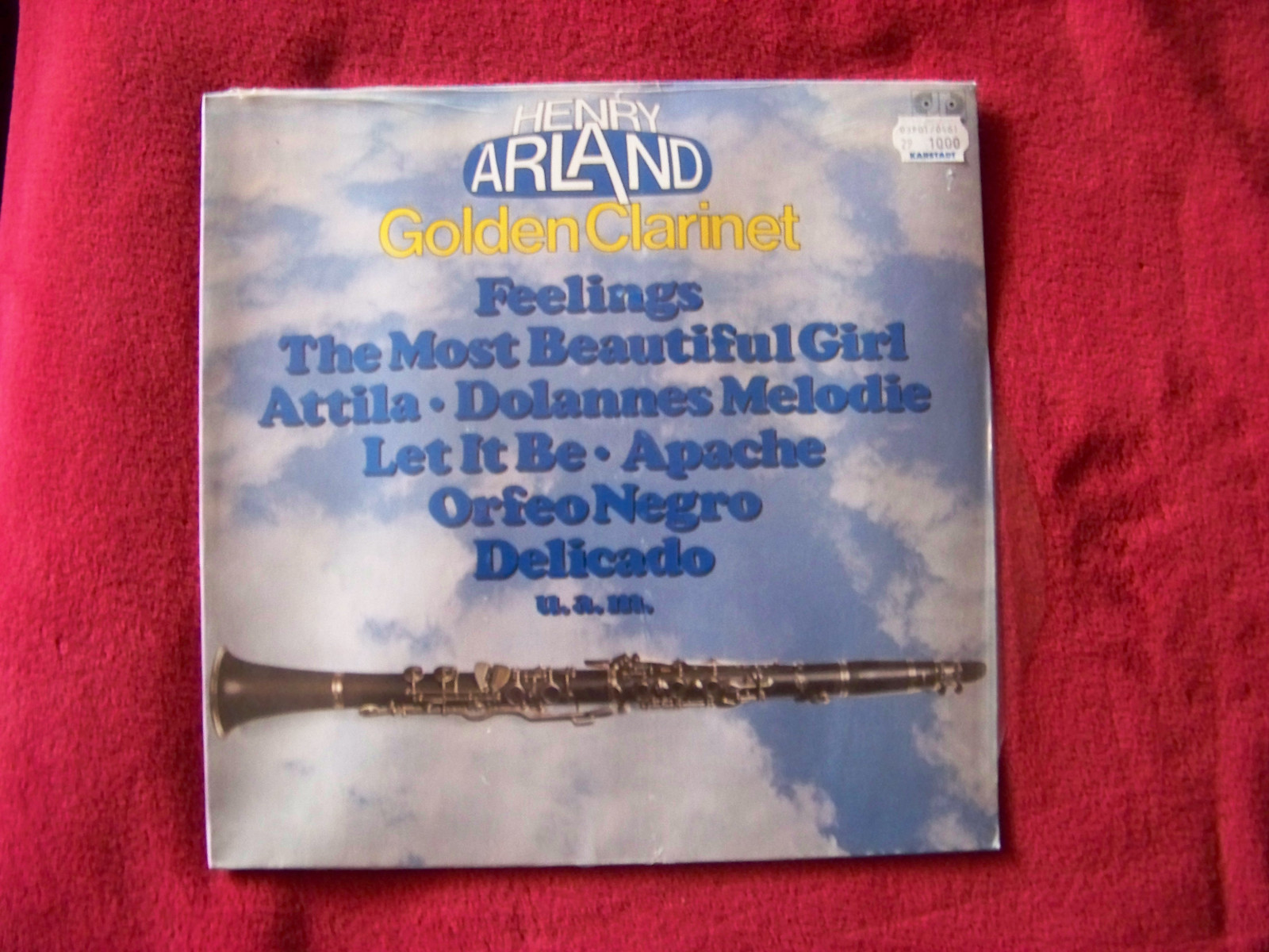 Henry Arland – Golden Clarinet (LP, Jupiter / Ariola Records, 27 437 XAT, Deutschland)