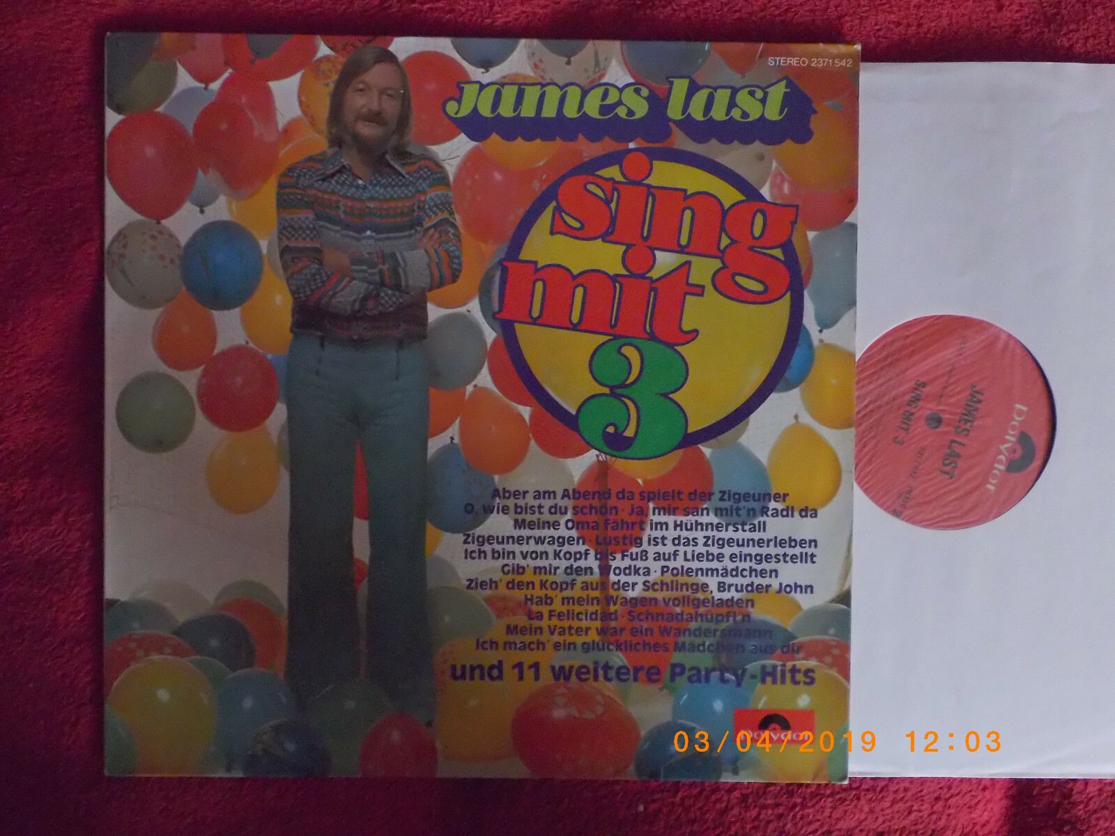 James Last – Sing mit 3 (Polydor LP, 1975)