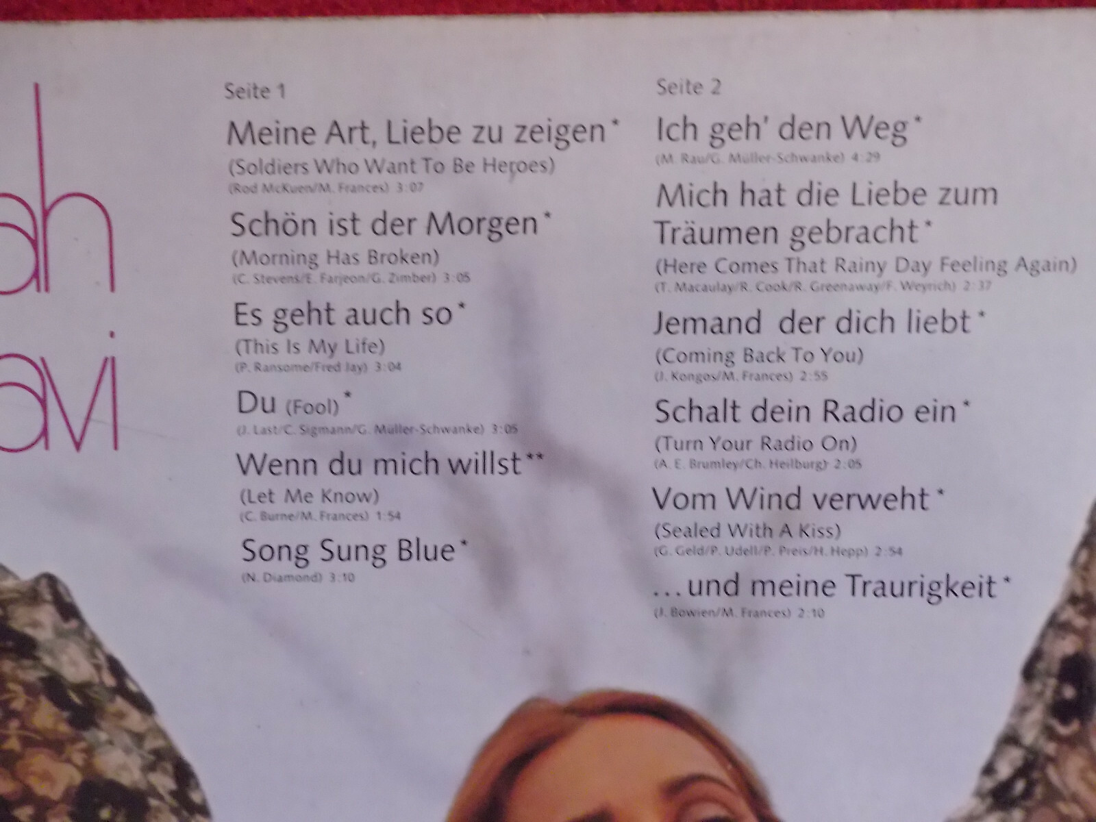 Daliah Lavi – Meine Art, Liebe zu zeigen | Polydor LP, Deutschland 1972, Bild 3