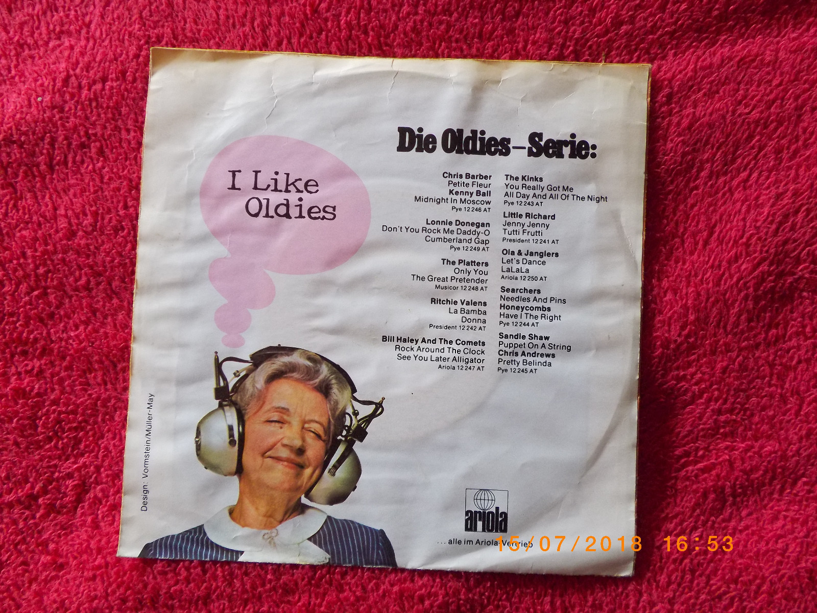 Ritchie Valens – La bamba / Donna | President Records 12 242, Bild 2