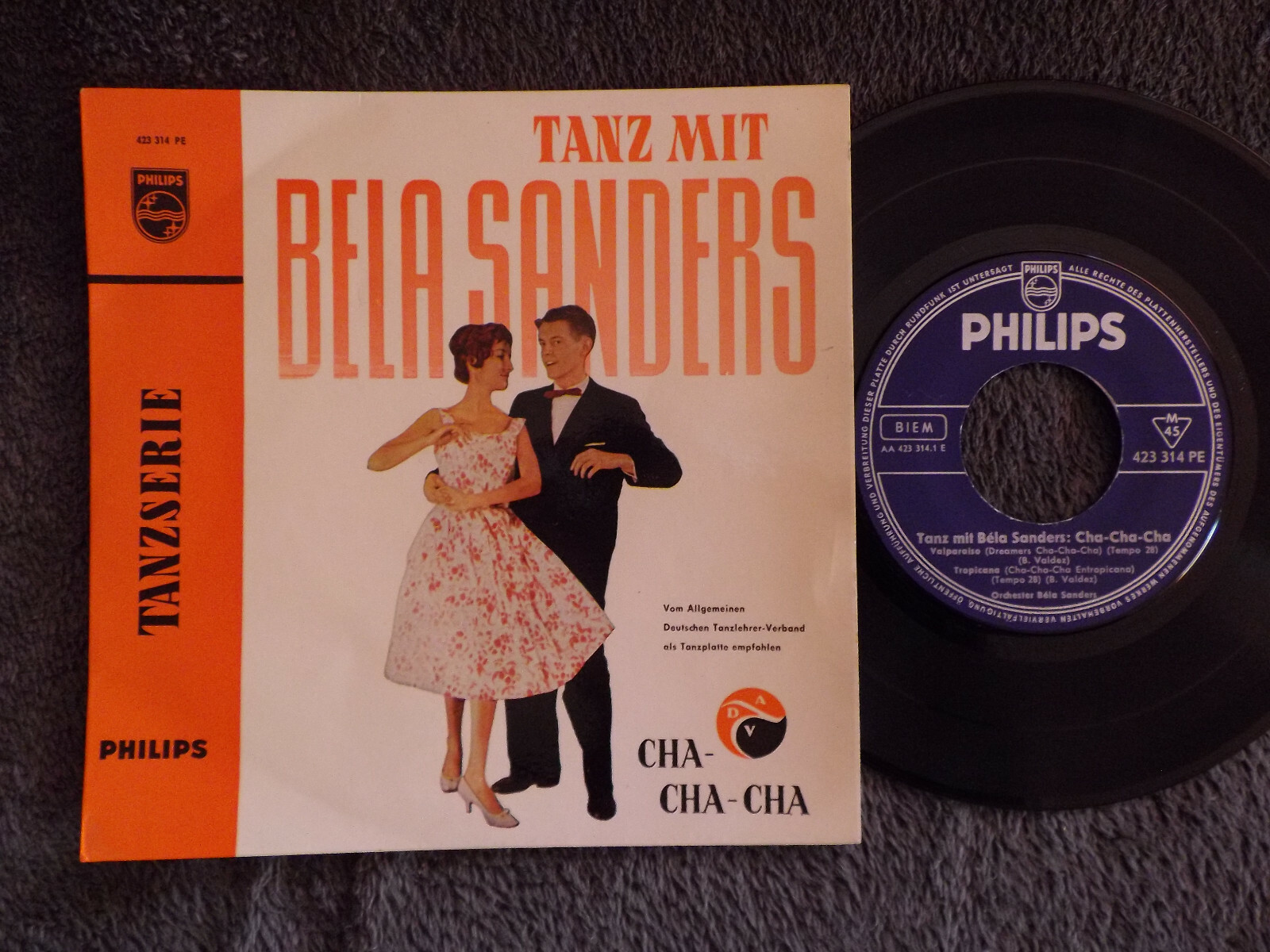 Bela Sanders – Tanz mit Bela Sanders: Cha-Cha-Cha · Philips Records 423 314 (1965)