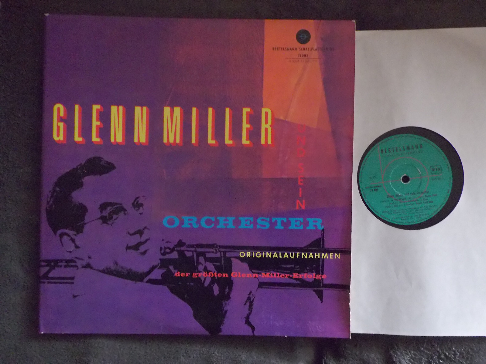 Glenn Miller und sein Orchester – Originalaufnahmen der größten Glenn-Miller-Erfolge | Bertelsmann Records 71003 | Doppel-LP
