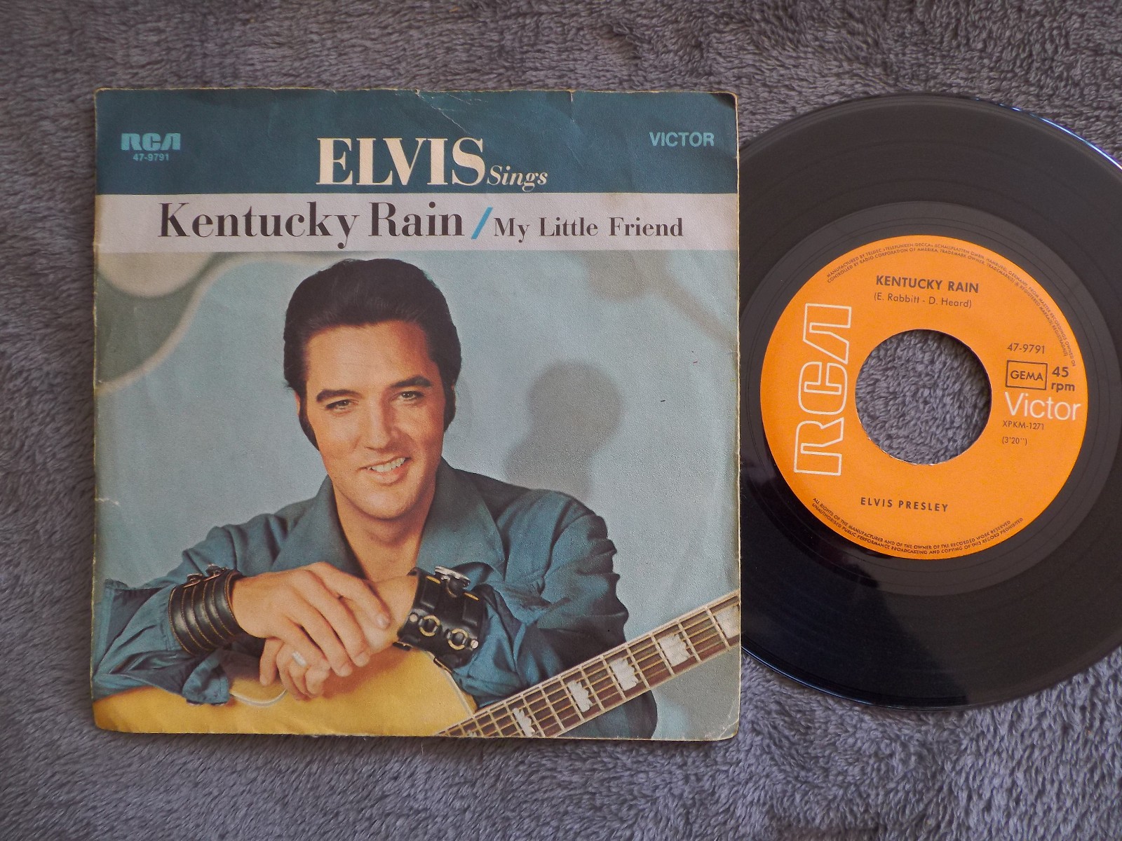 Elvis Presley – Kentucky friend / My little friend | RCA Records 47-9791