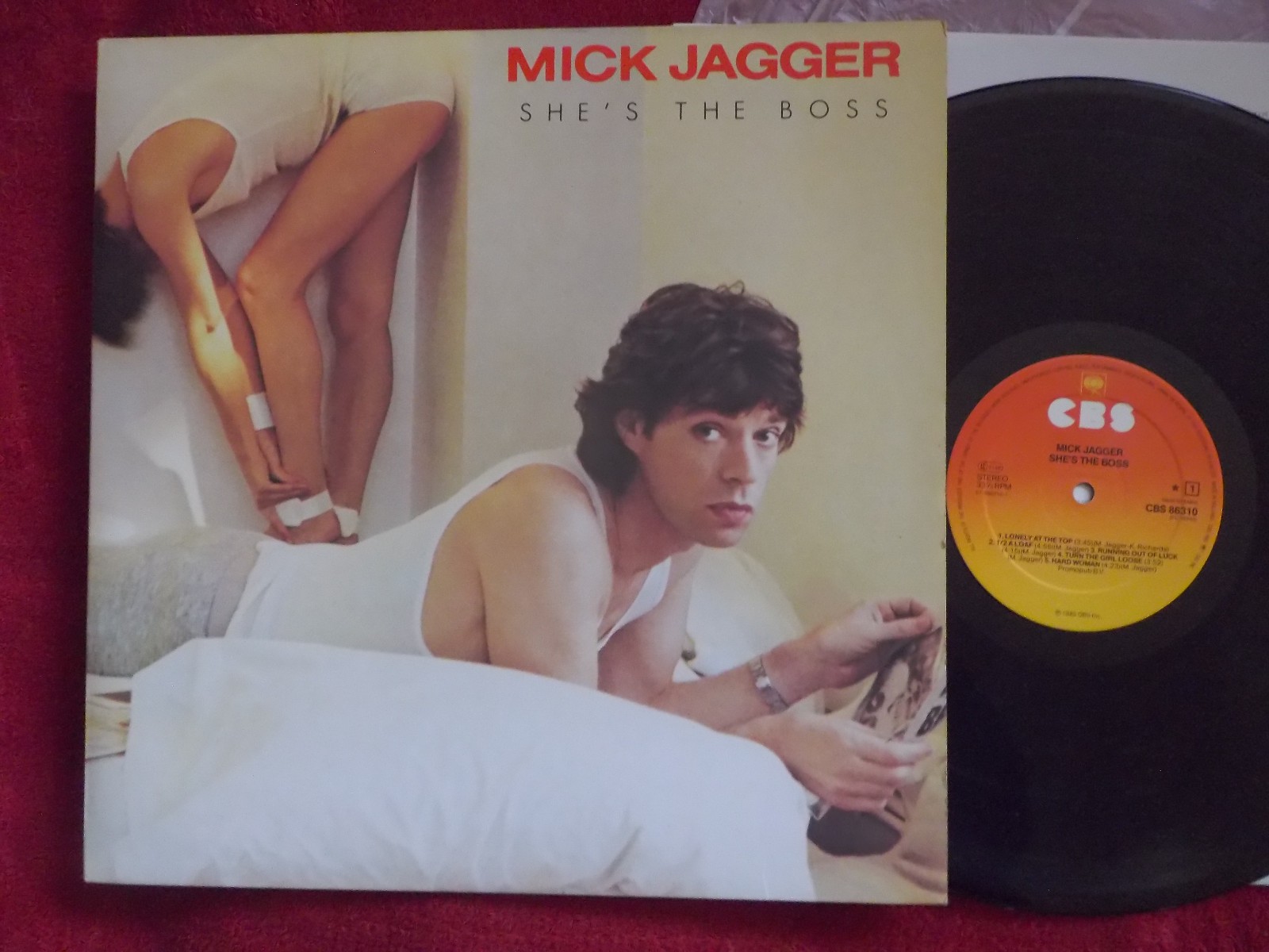 Mick Jagger – She´s the boss (LP, CBS Records, 1985)
