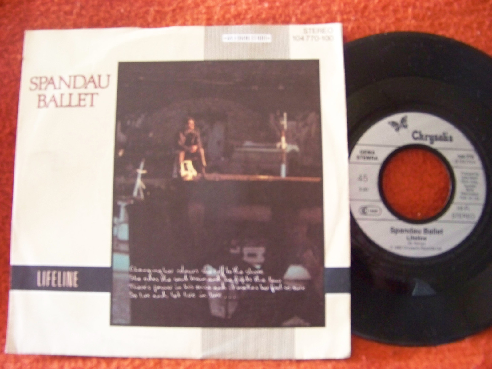 Spandau Ballet – Lifeline / Live and let live (Single, Chrysalis Records, 1982)