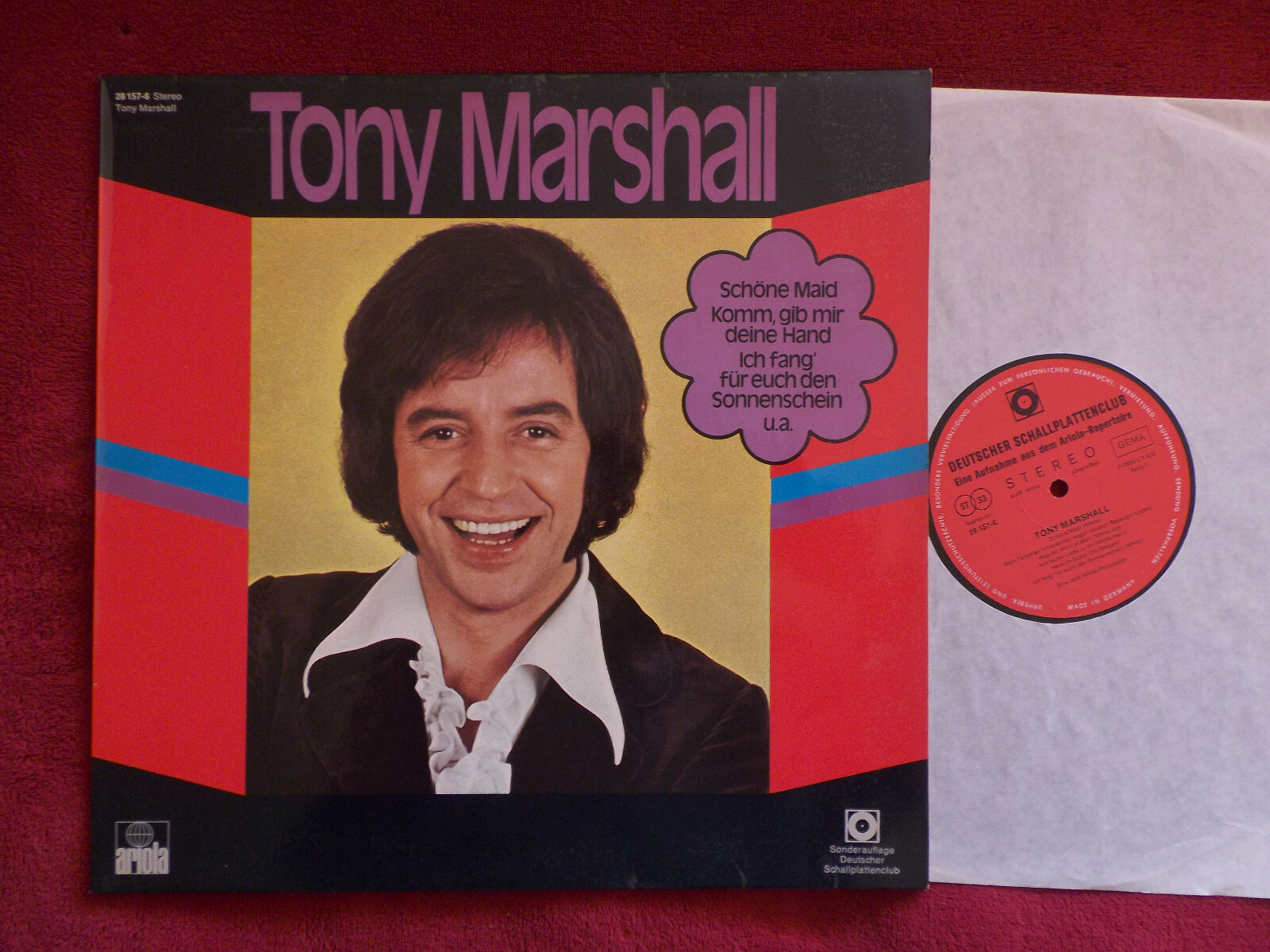 Tony Marshall – same | LP · Deutscher Schallplattenclub Records · 28 157-6