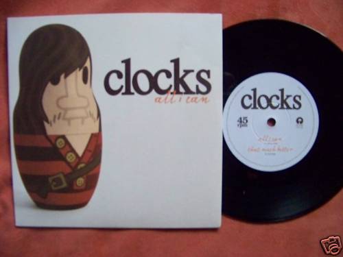 Clocks – All I can / That much better (7″-Single, Island Records)