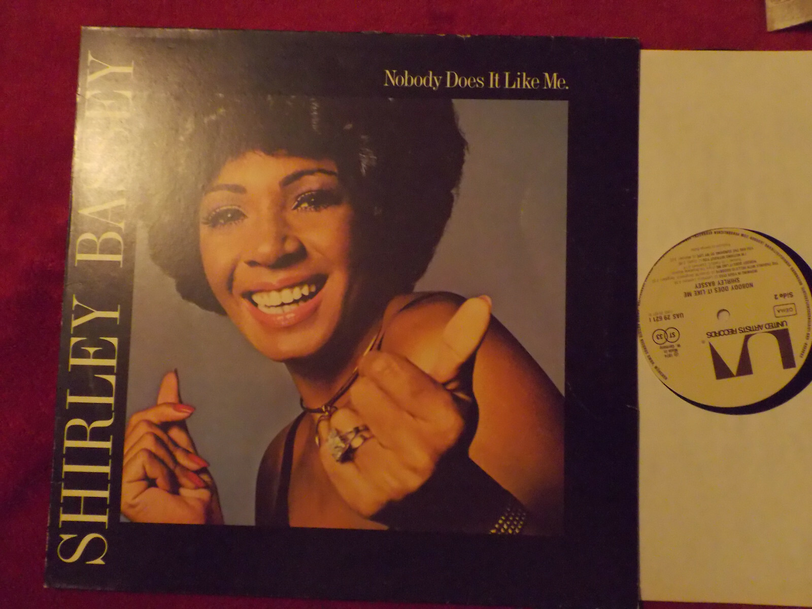 Shirley Bassey – Nobody Does It Like Me | United Artists Records, LP, 1974
