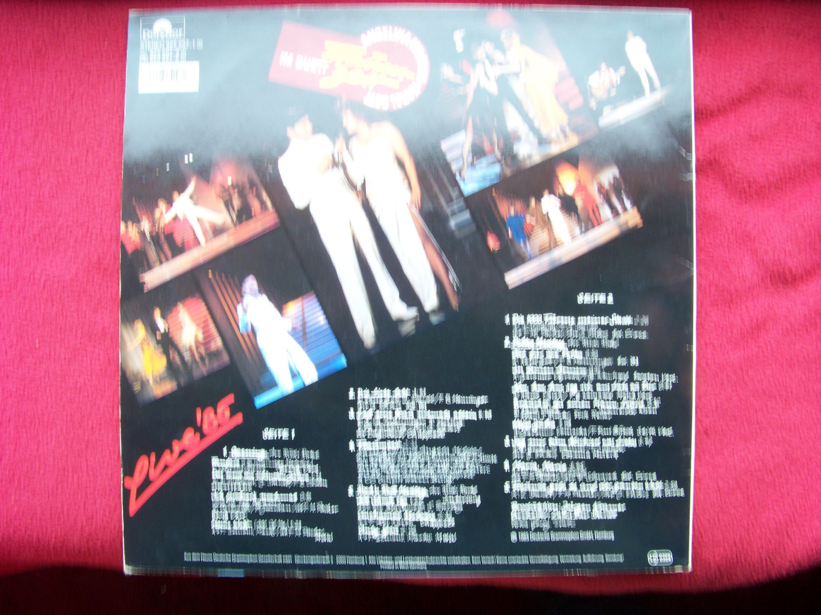 Karel Gott – Live´85 · Polydor Records, LP, Deutschland 1985, Bild 2
