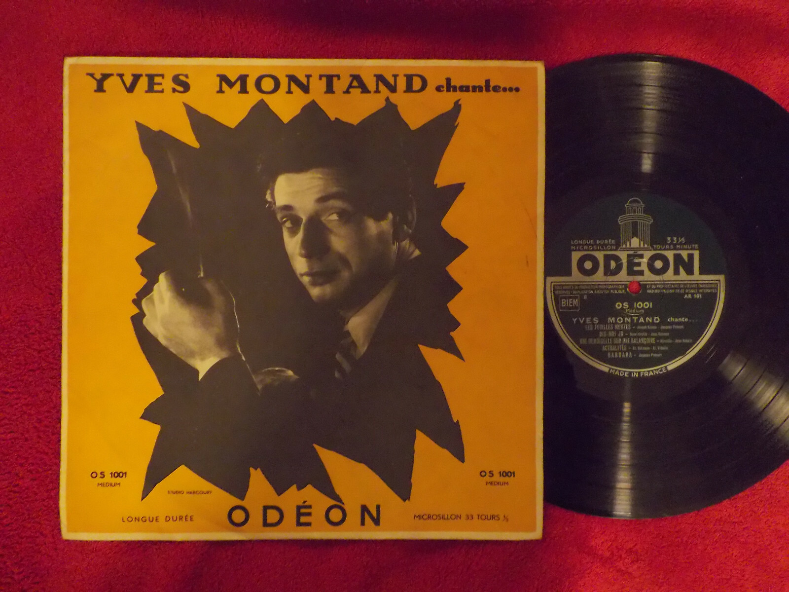 Yves Montand – Chante (10-inch-LP, Odeon Records)