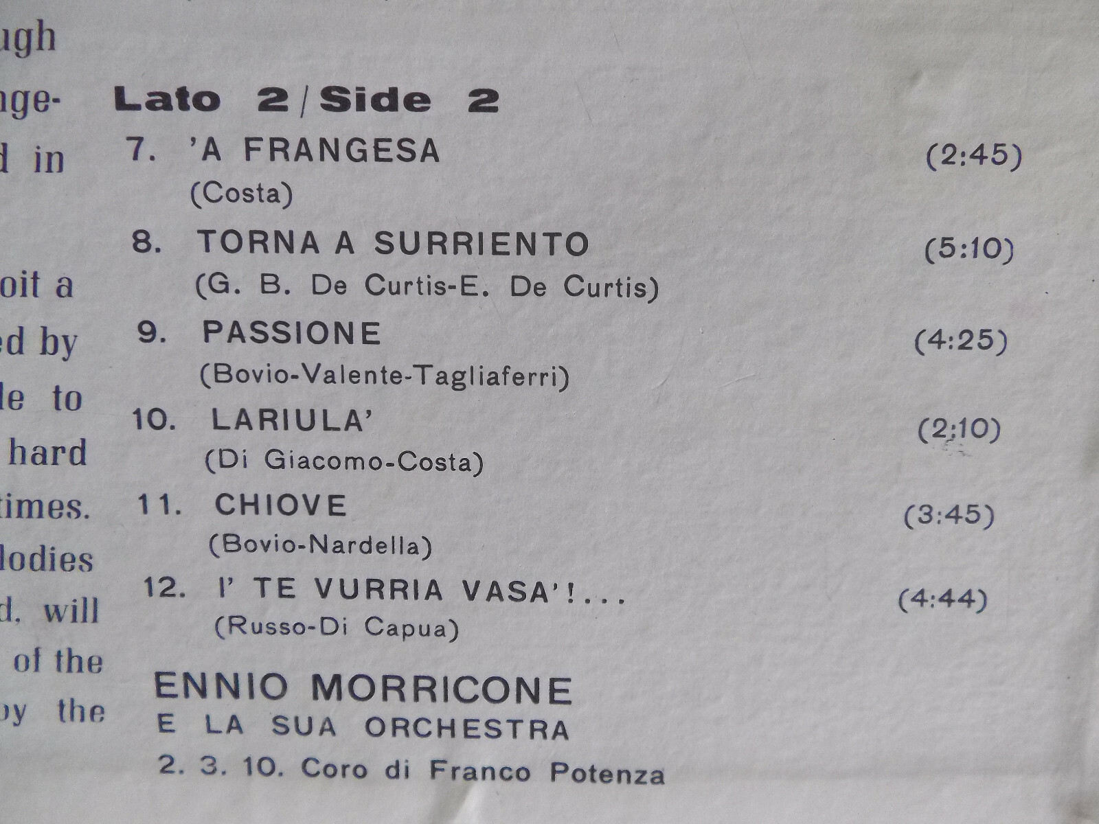 Miranda Martino – Napoli | RCA Records PML 10334, LP, Bild 5
