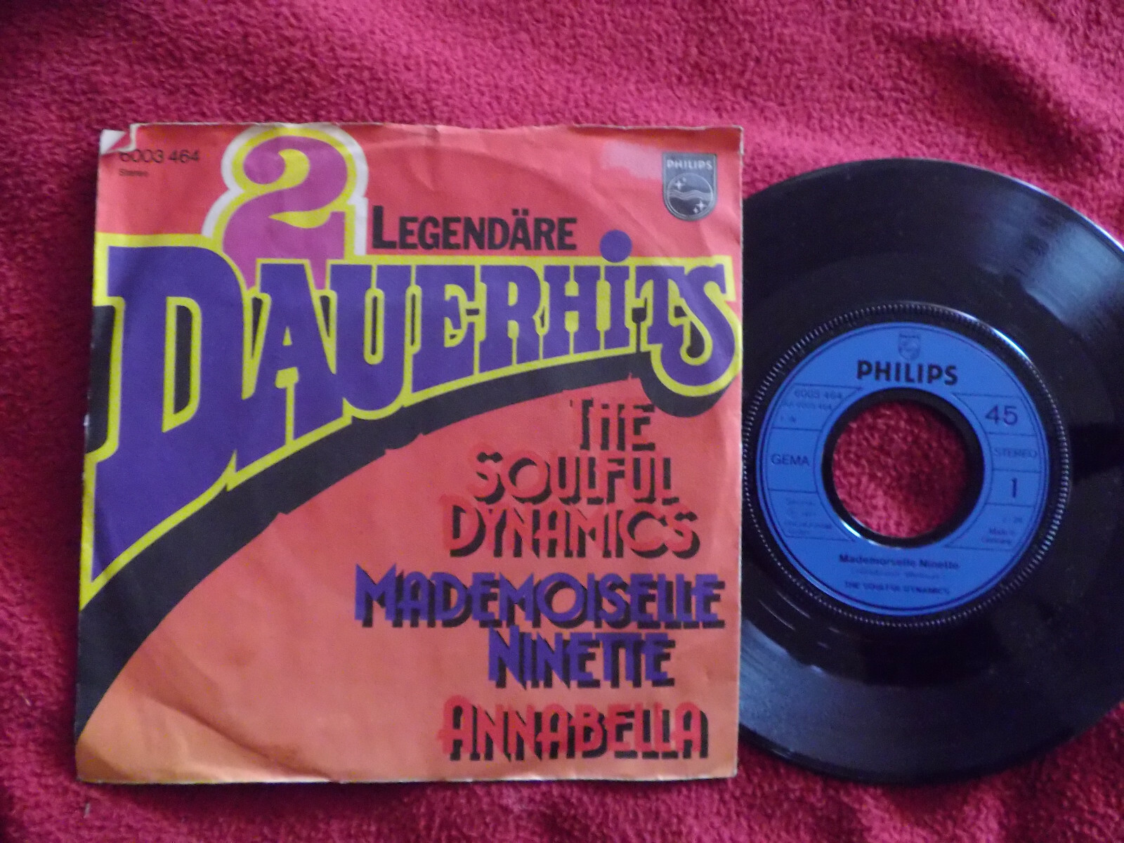 The Soulful Dynamics – Mademoiselle Ninette / Annabella (Philips, 6003 464)