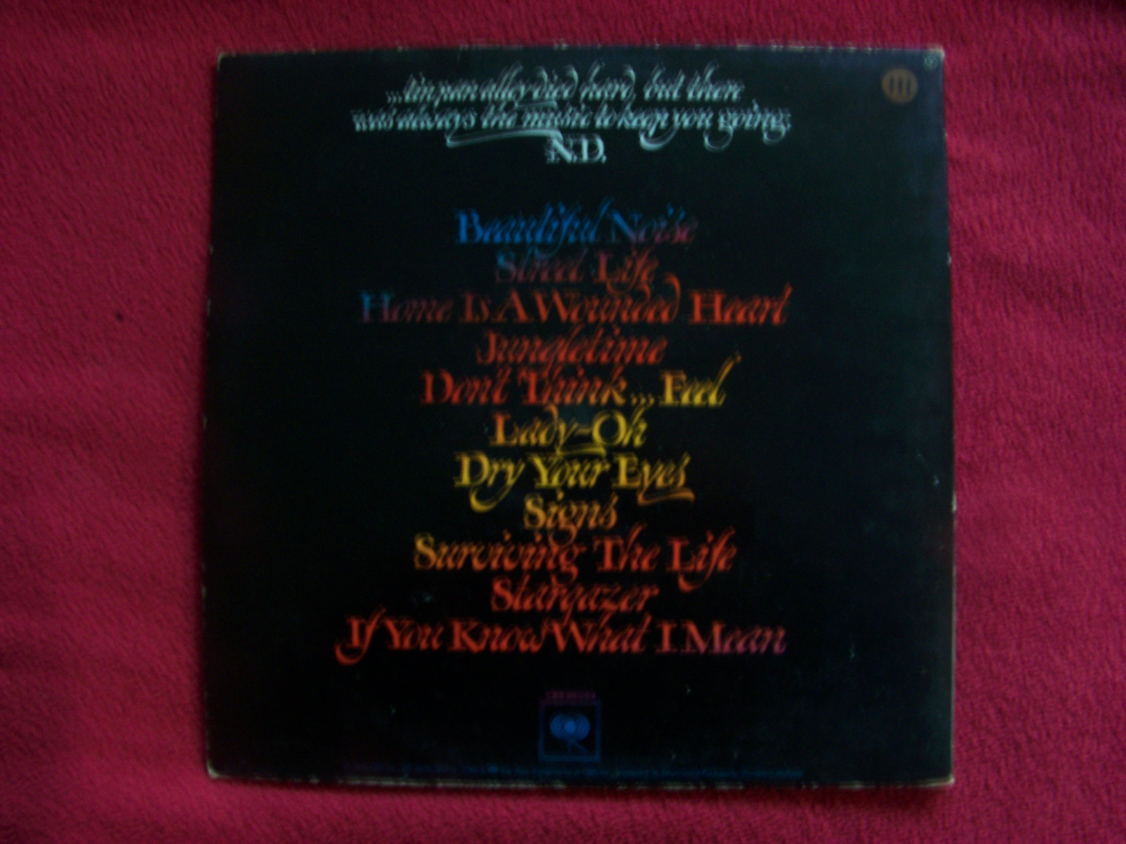 Neil Diamond – Beautiful Noise (LP, Niederlande 1976), Bild 3