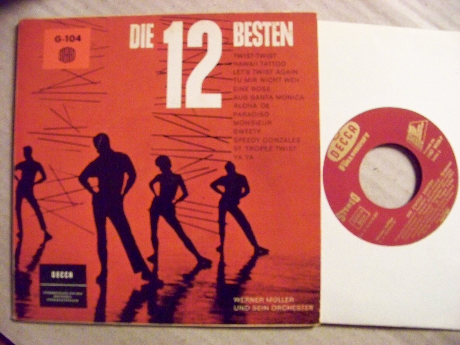 Werner Müller und sein Orchester – Die 12 Besten | Decca G - 104