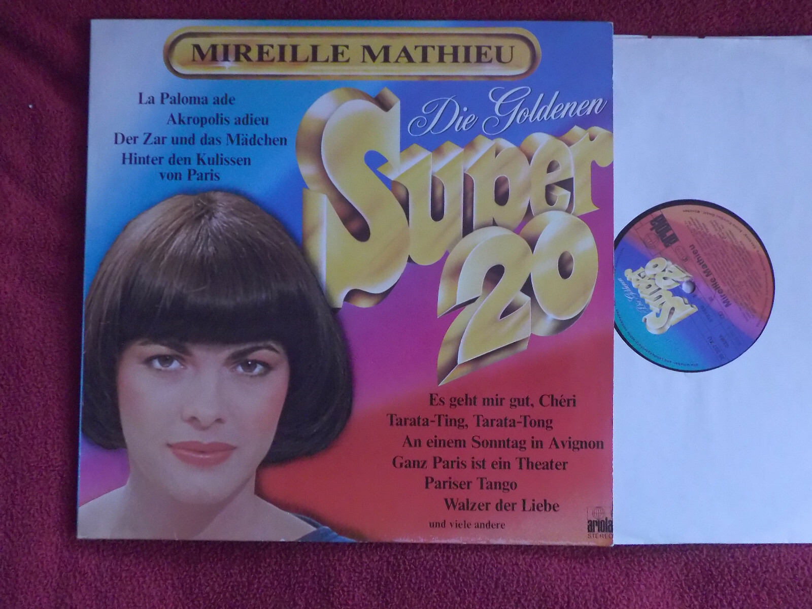 Mireille Mathieu – Die goldenen Super 20 (Ariola Records, LP)