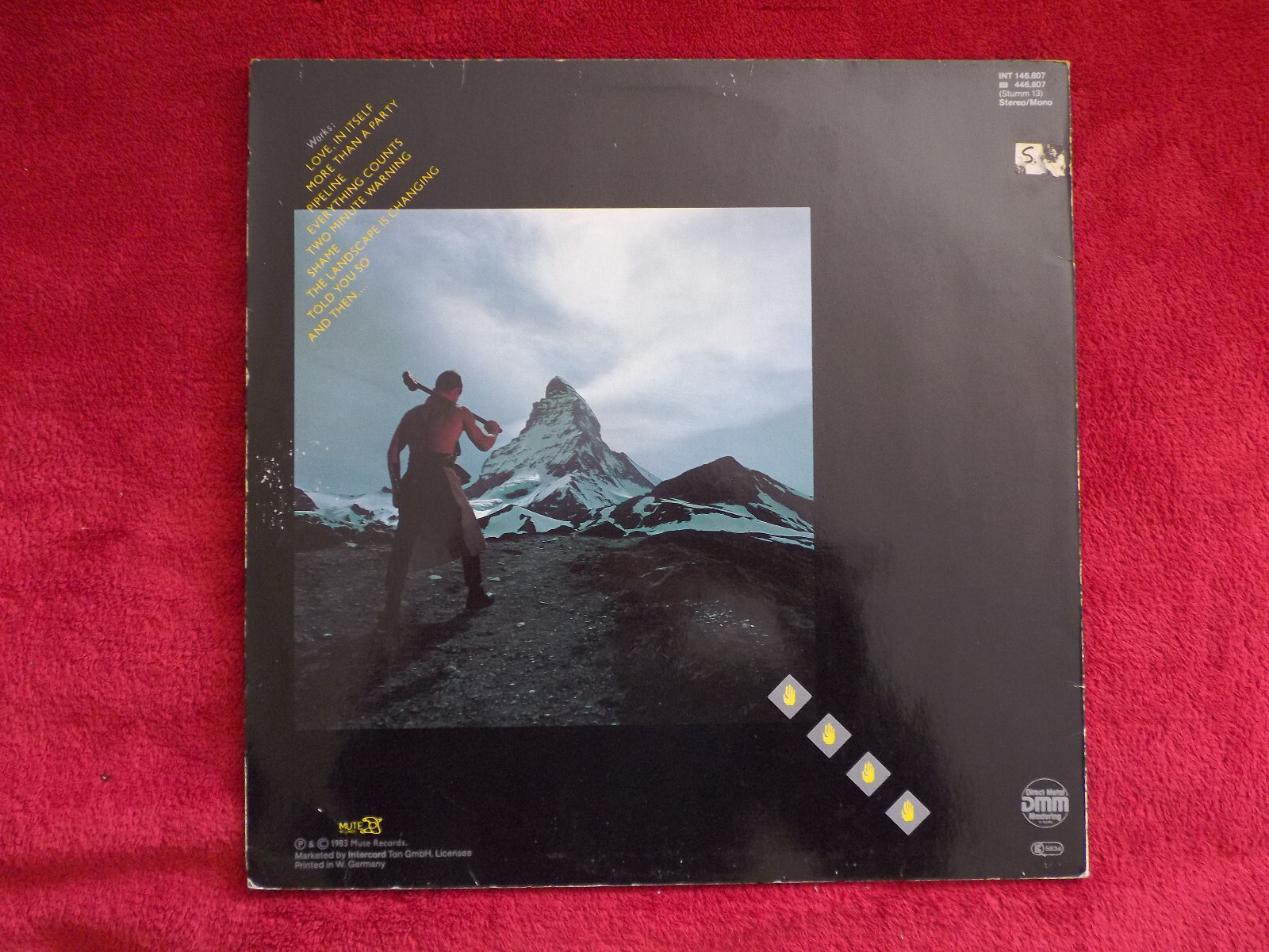 Depeche Mode – Construction time again (LP, Mute Records, INT 146.807, Deutschland, 1983), Bild 8