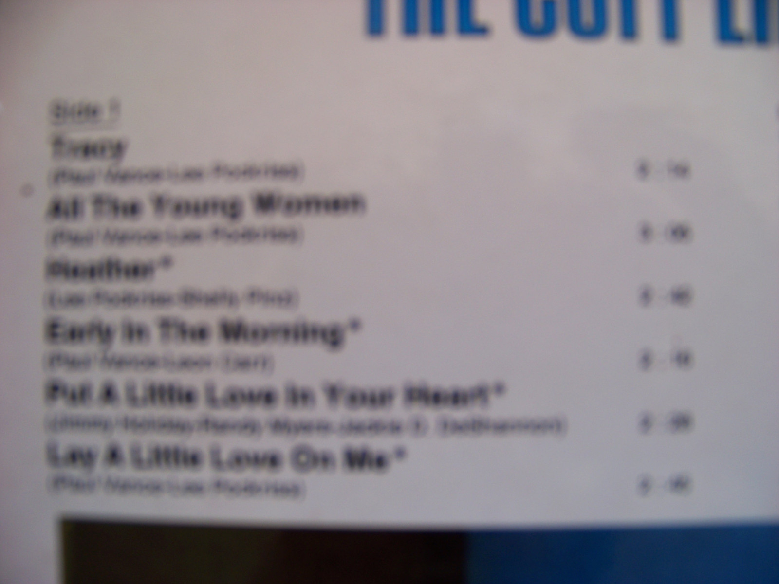 The Cuff Links – Tracy (MCA Records, MAPS 1693), Bild 3