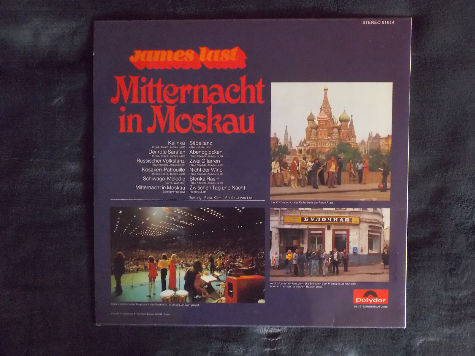 James Last – Mitternacht in Moskau | Polydor LP, Bild 3
