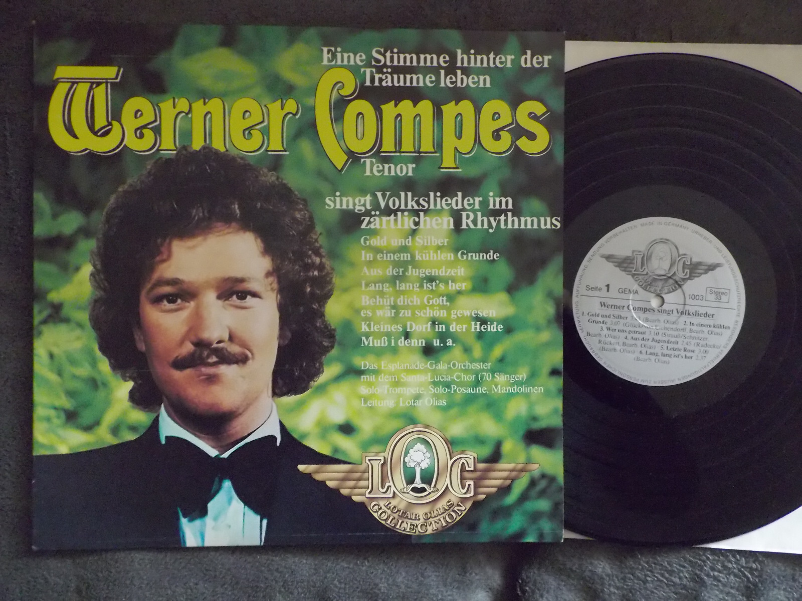 Werner Compes – Werner Compes singt Volkslieder (LP, Lotar Olias Collection Records 1003)