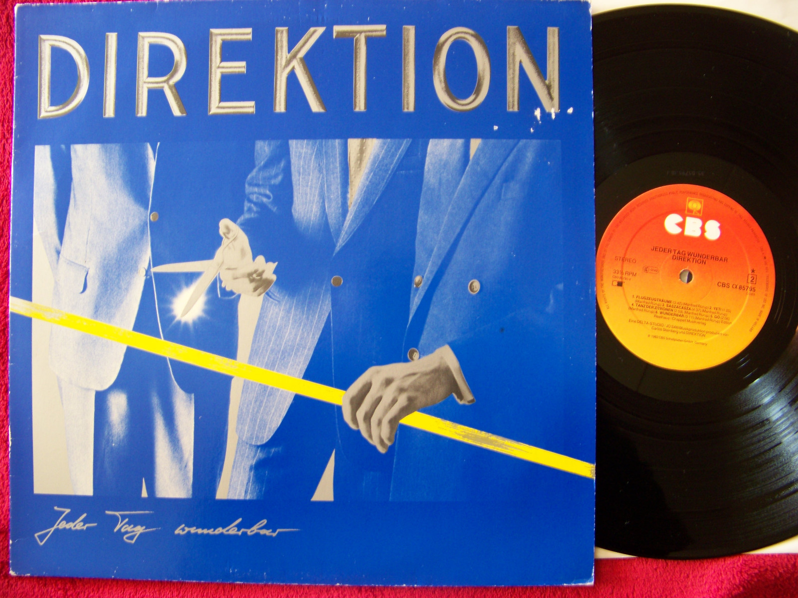 Direktion – Jeder Tag wunderbar (LP, CBS Records, CX 85795, Niederlande, 1982)