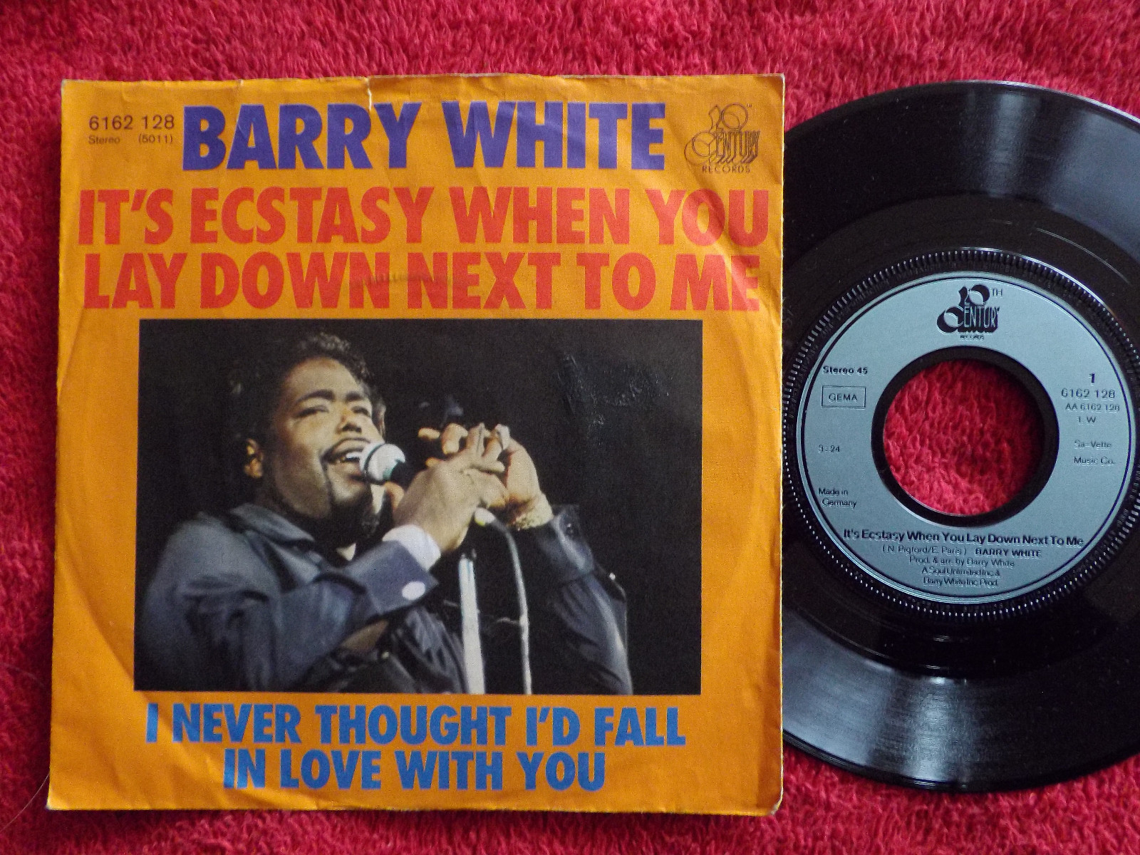 Barry White – It's Ecstasy When You Lay Down Next to Me / I Never Thought I'd Fall in Love with You (7″-Single)
