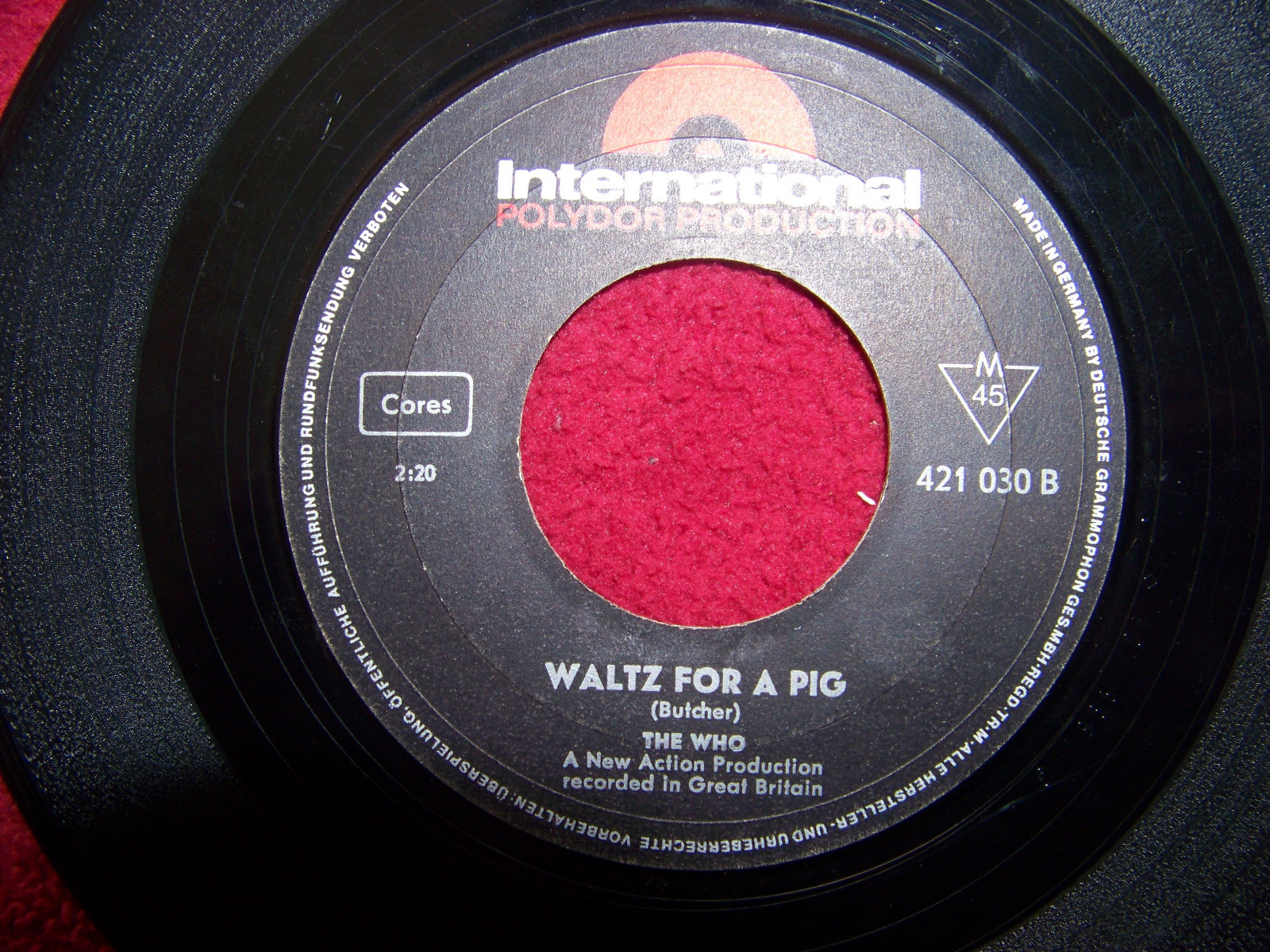 The Who – Substitute / Waltz for a Pig | Polydor 421 030, Deutschland 1966, Bild 2