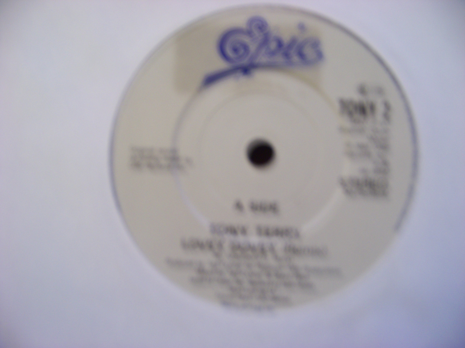 Tony Terry – Lovey Dovey (Remix) / Lovey Dovey (Dub) · Epic · 7″ Single