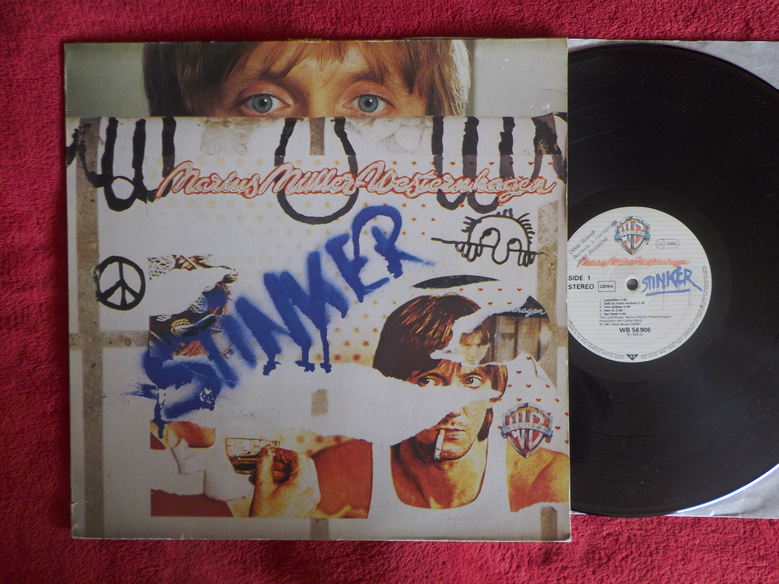 Marius Müller-Westernhagen – Stinker | Warner Bros. Records, WB 56 906, LP, Deutschland, 1981