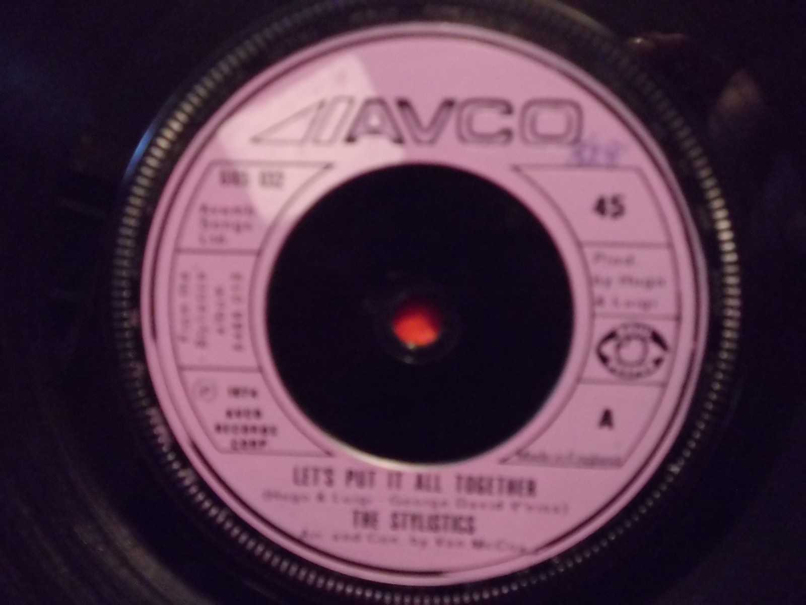 The Stylistics – Let´s put it all together / I take it out on you · UK-Single