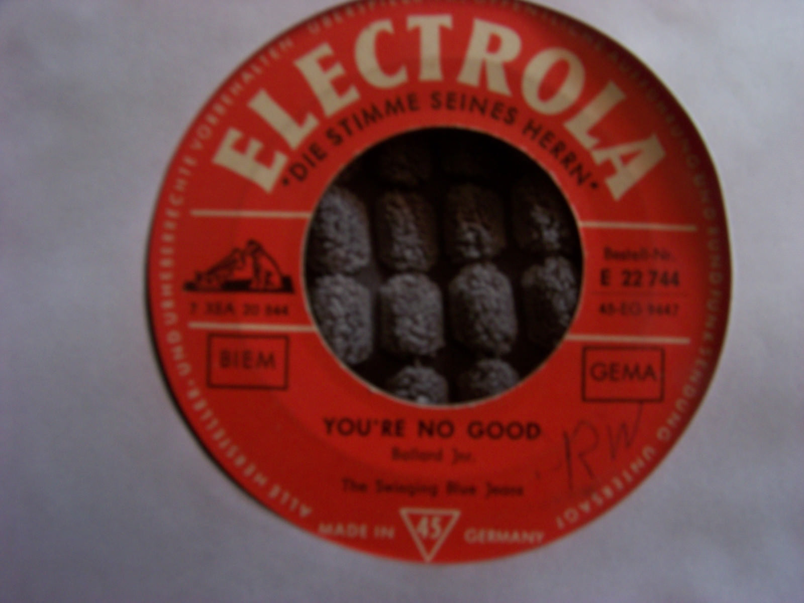 The Swinging Blue Jeans – You´re no good / Don´t you worry about me (Electrola, E  22 744)