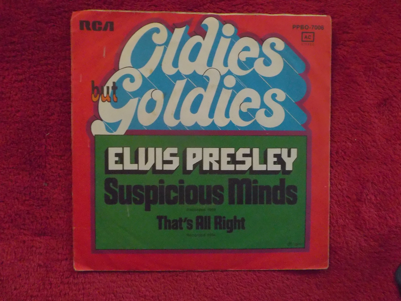 Elvis Presley – Suspicious minds / That´s all right, Bild 2
