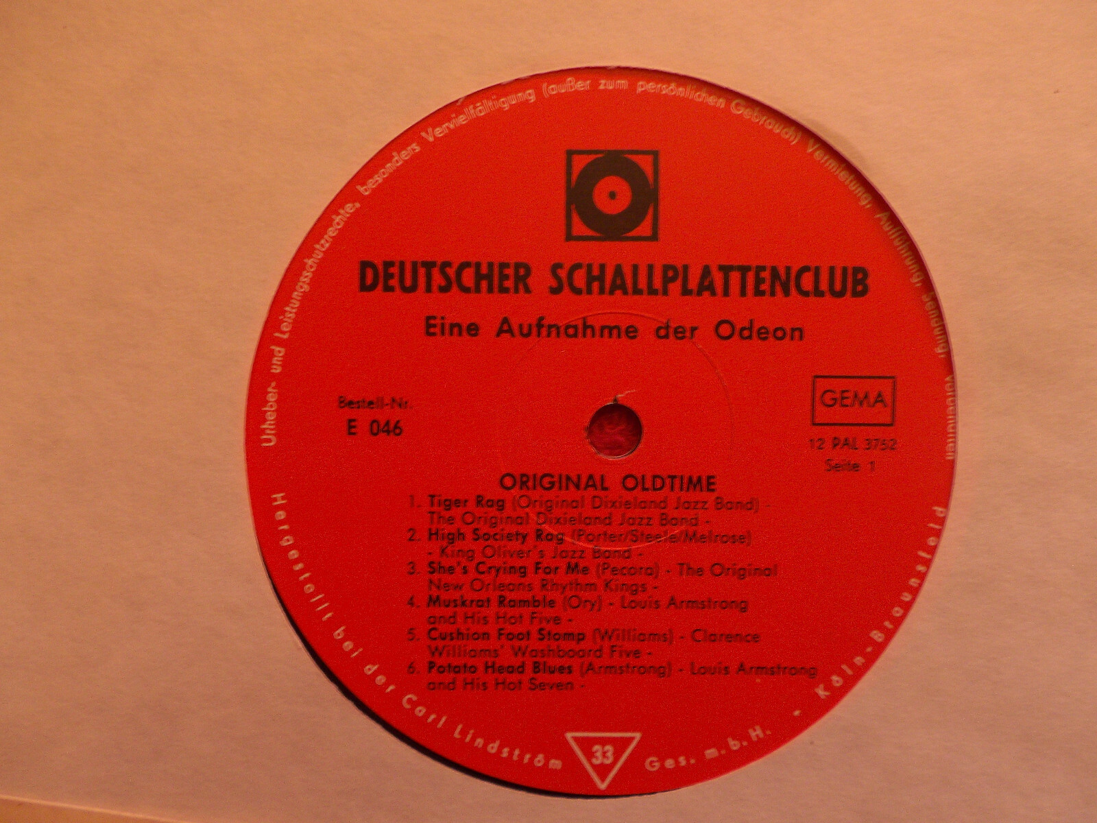 Various – Original Oldtime · LP, 1967, Bild 2