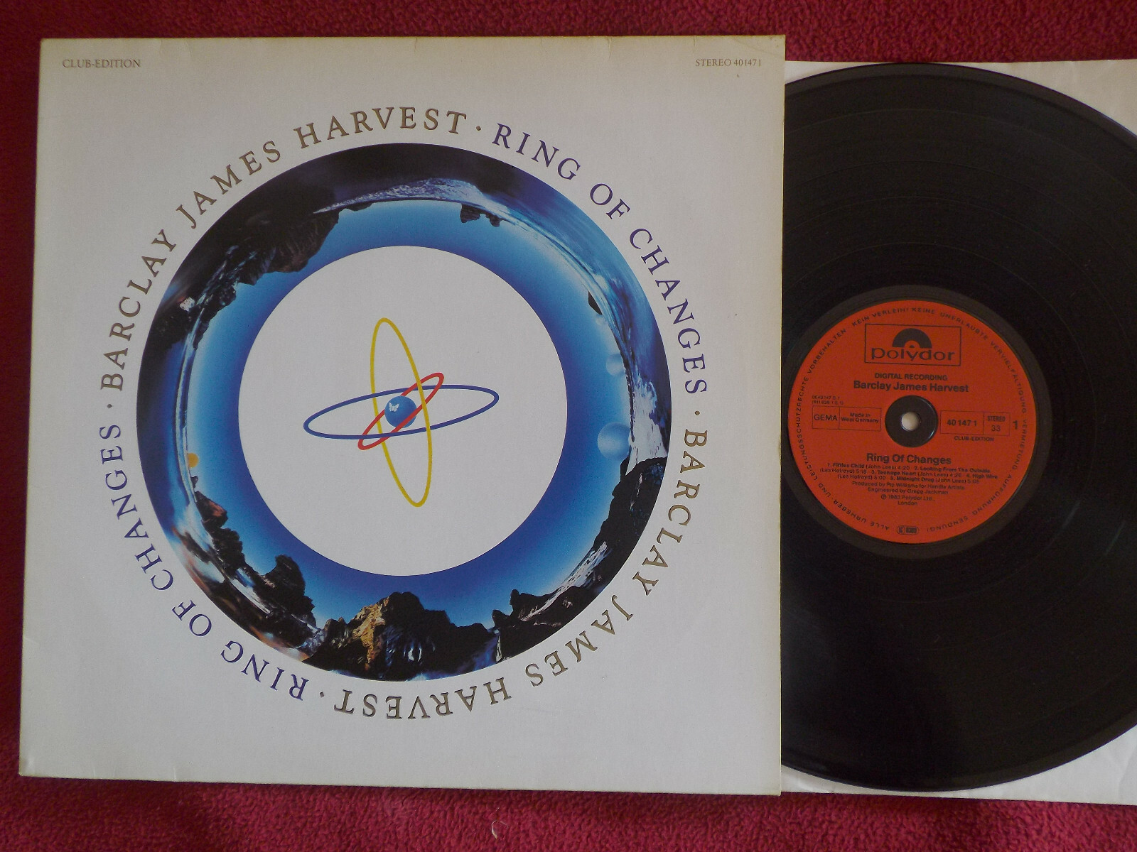 Barclay James Harvest – Ring of changes | Polydor Records Club LP, 1983