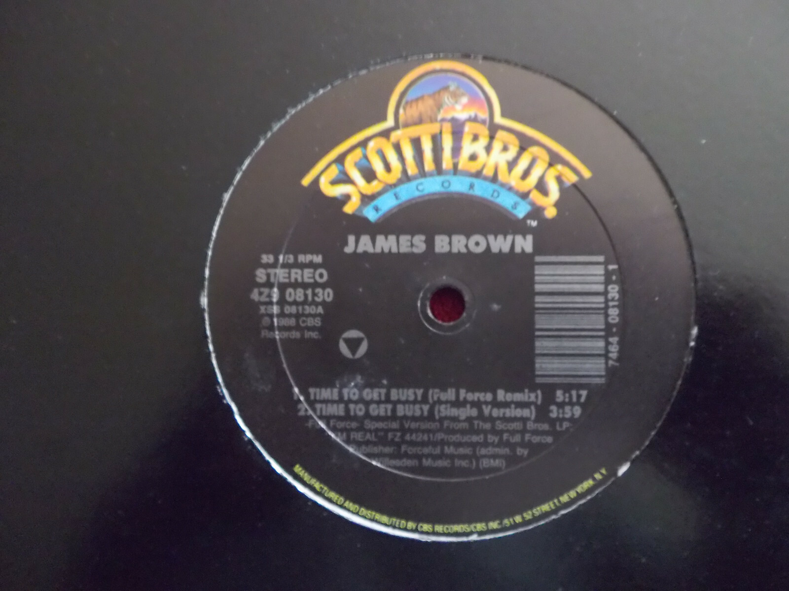 James Brown – Time to get busy / Busy J.B. – 12″ Maxi-Single