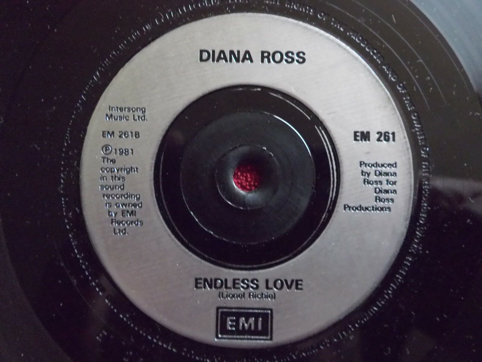 Diana Ross – Heart (Don´t change my mind) / Endless love | EMI EM 261, Bild 2