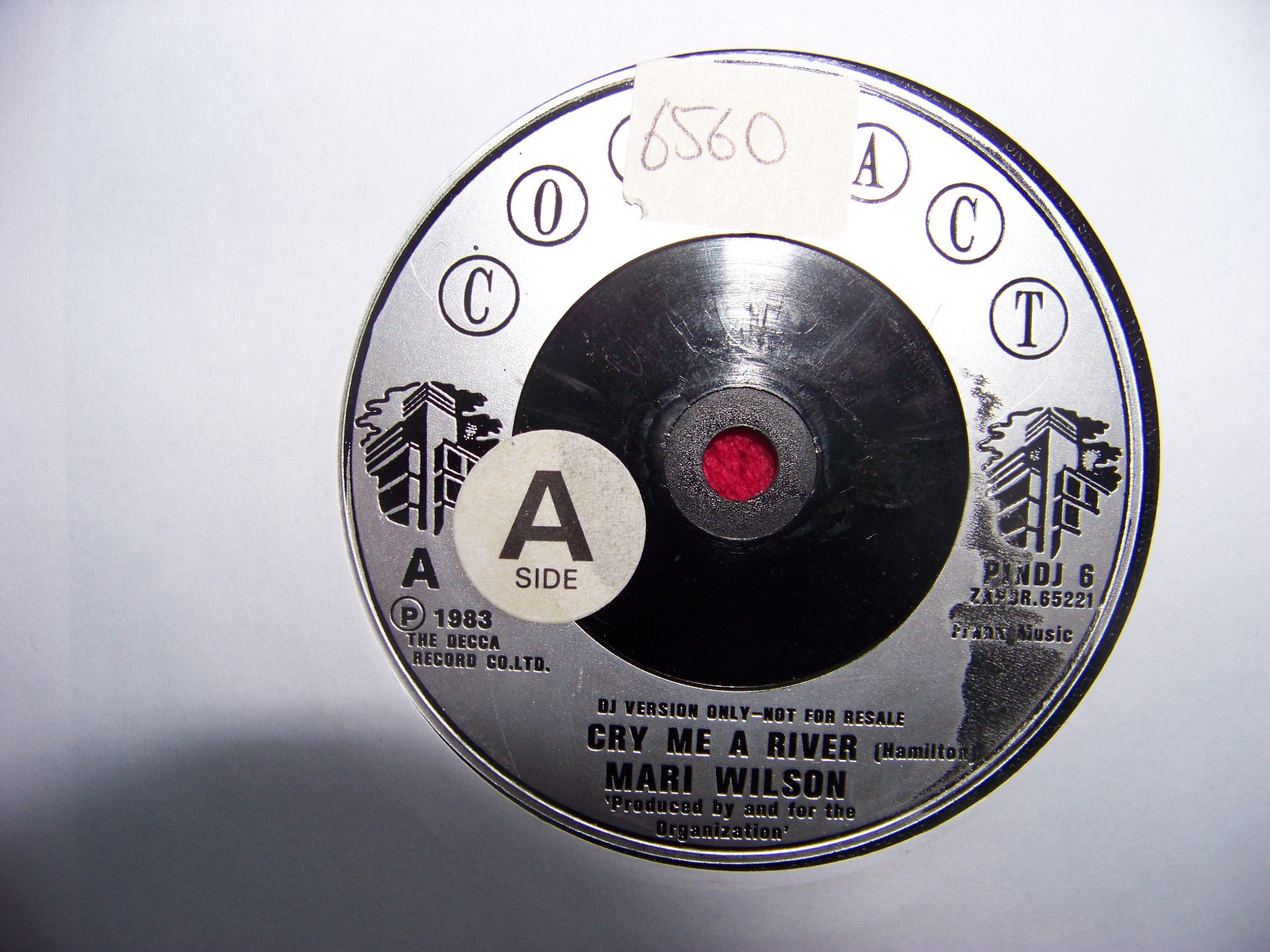 Mari Wilson – Cry Me a River / Cry Me a River (DJ-Single)