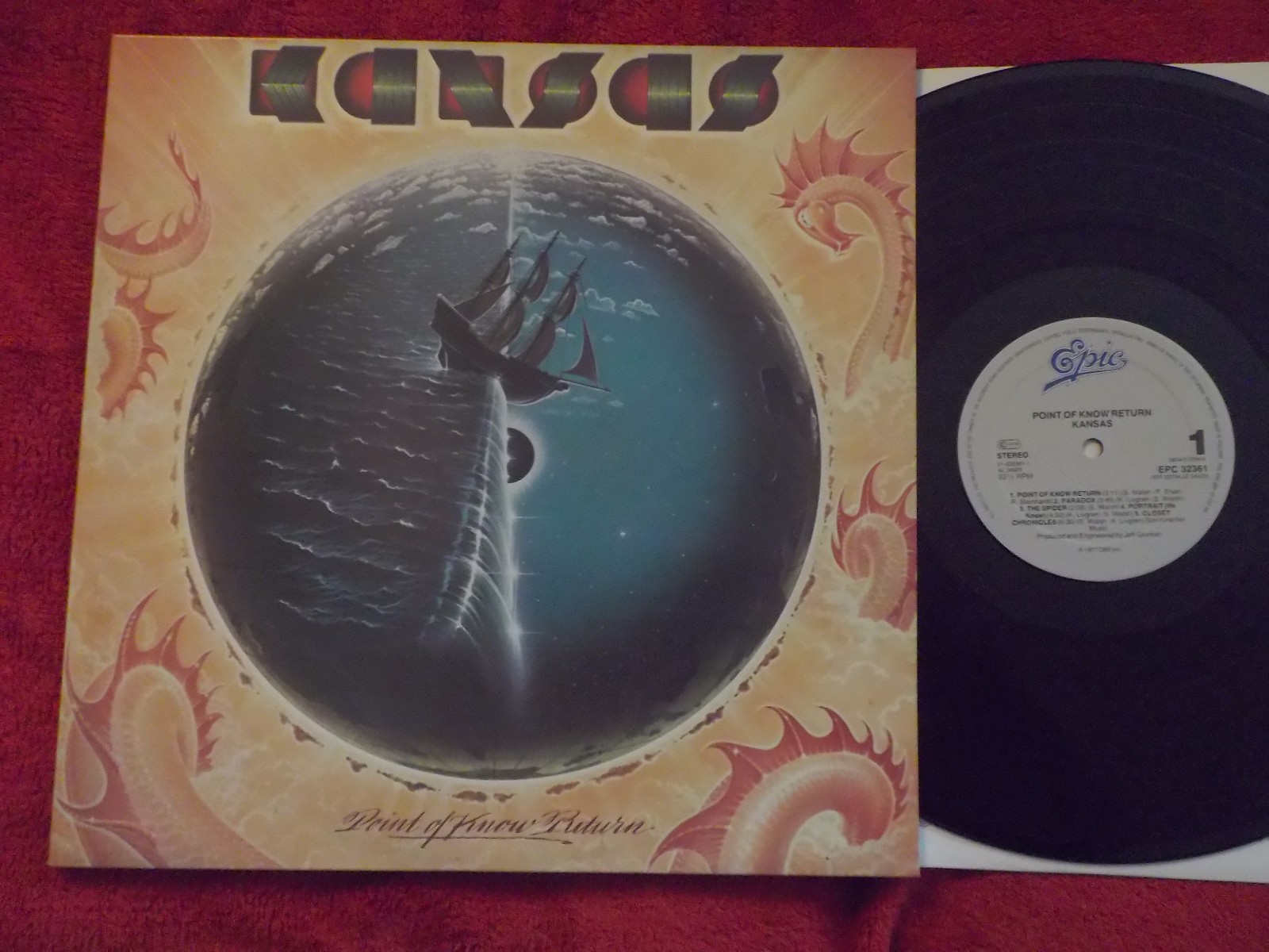 Kansas – Point of no return (LP, Epic Records, EPC 32361)