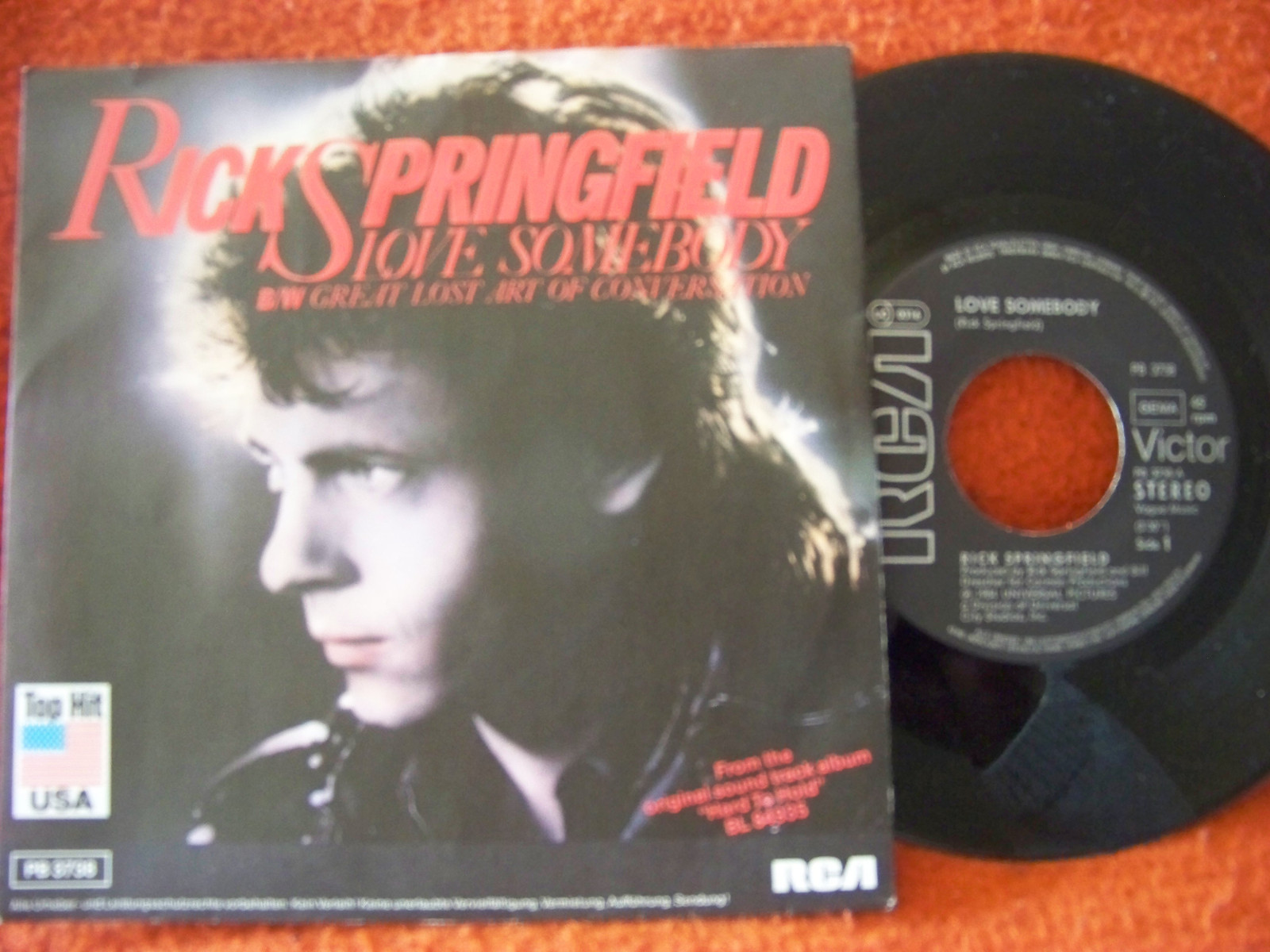 Rick Springfield – Love Somebody / Great Lost Art of Conversation (Single)