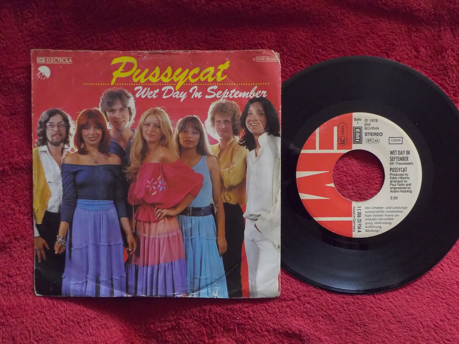 Pussycat – Wet day in September / I remember springtime (7-Inch-Single)