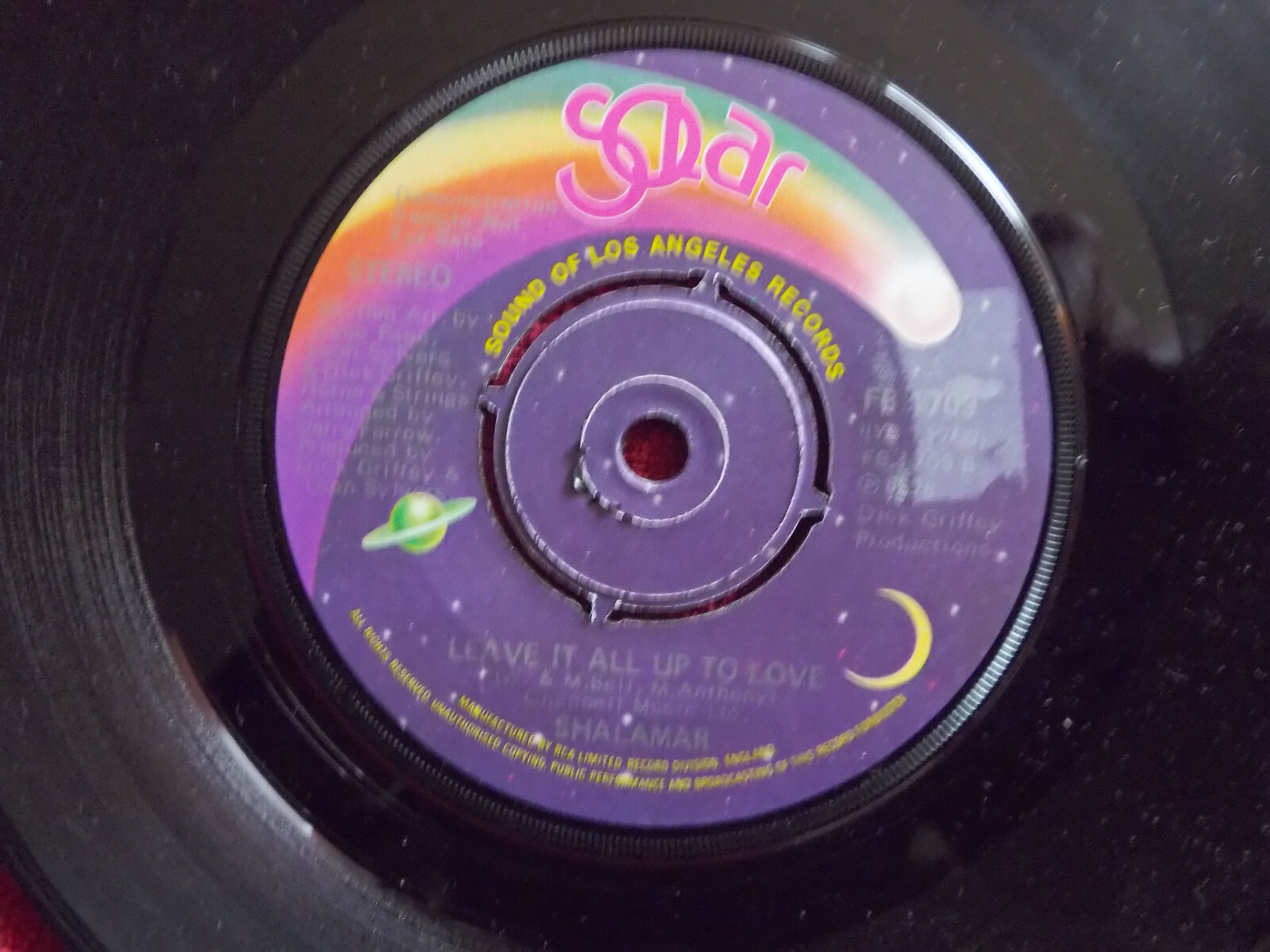 Shalamar – The Second Time Around / Leave It All Up to Love (7″ Single, 1979), Bild 2