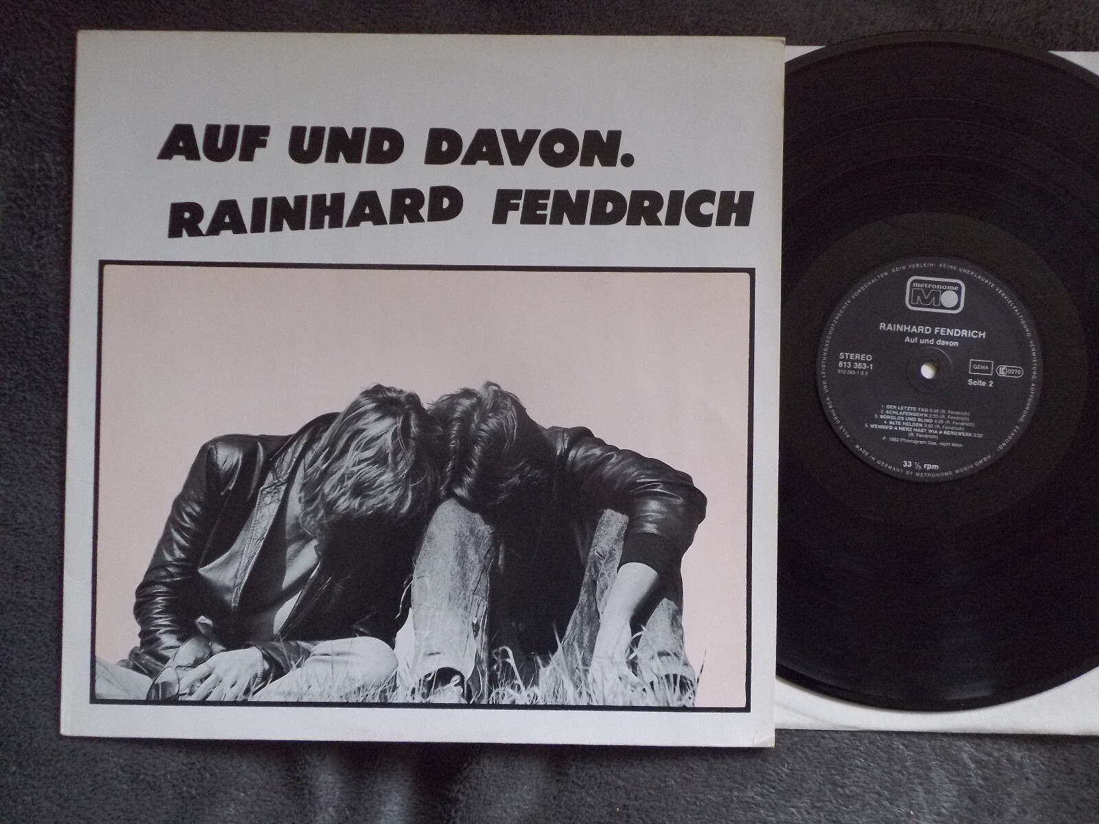Rainhard Fendrich – Auf und davon (LP, Metronome, 1983)