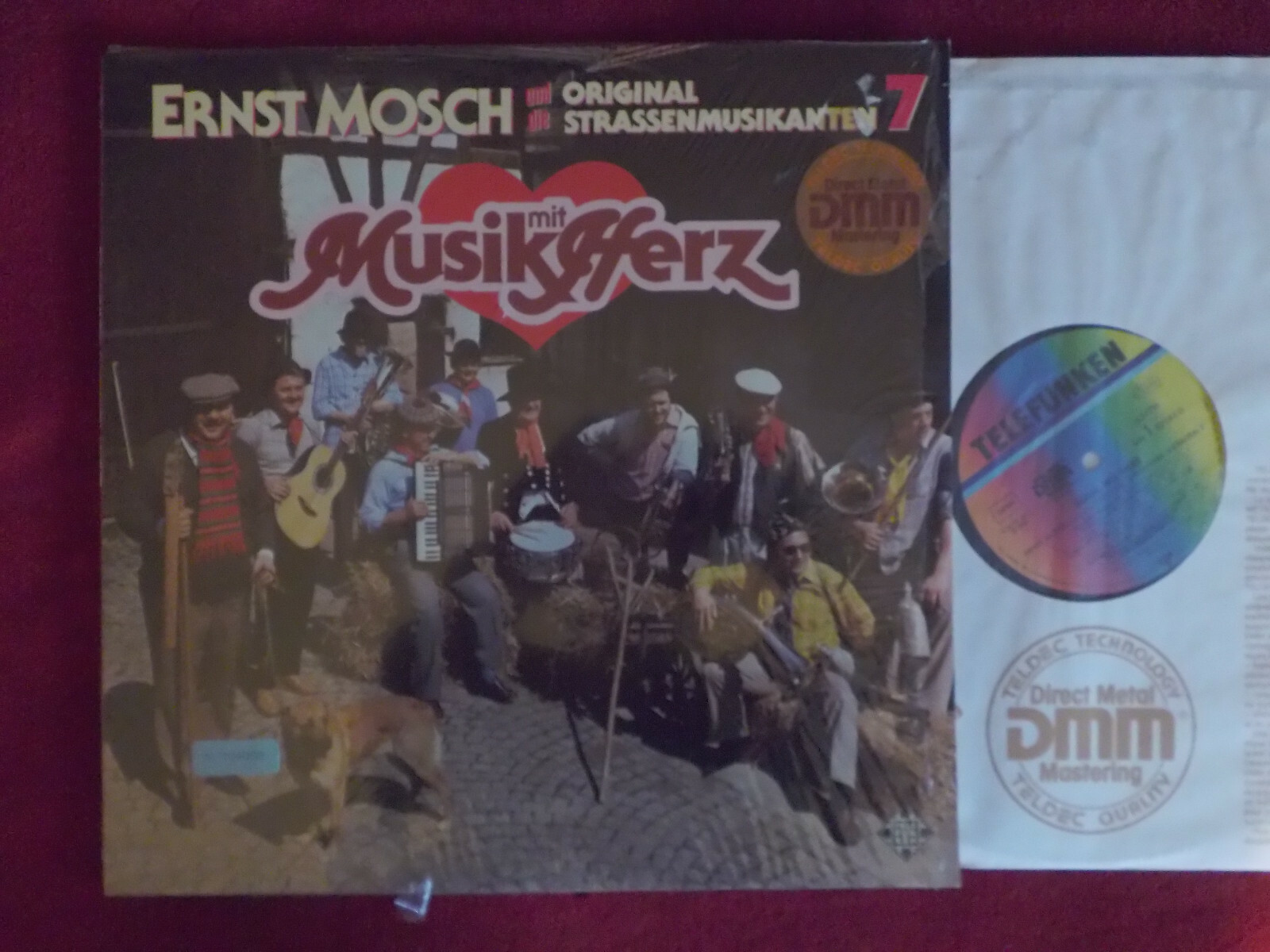 Ernst Mosch und die Original Straßenmusikanten – Musik mit Herz (Telefunken, LP)