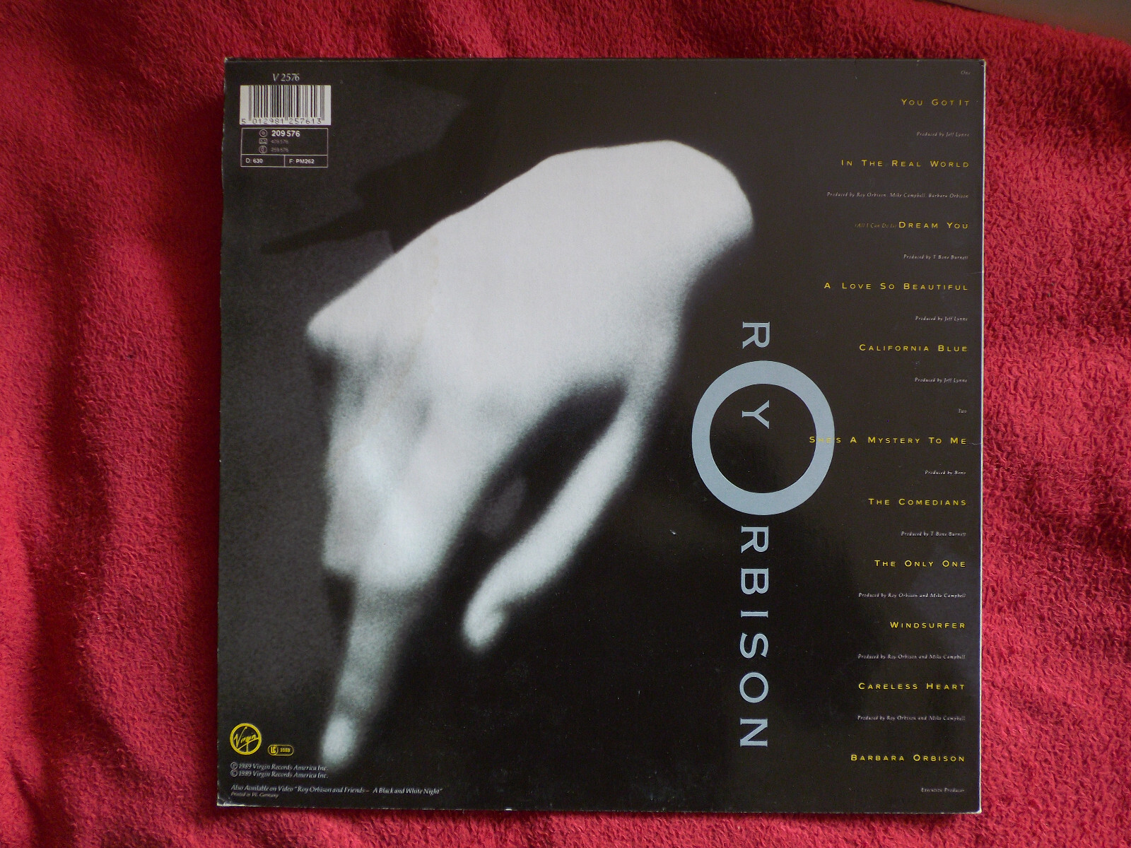 Roy Orbison – Mystery Girl | Virgin Records | LP, 1989, Bild 3