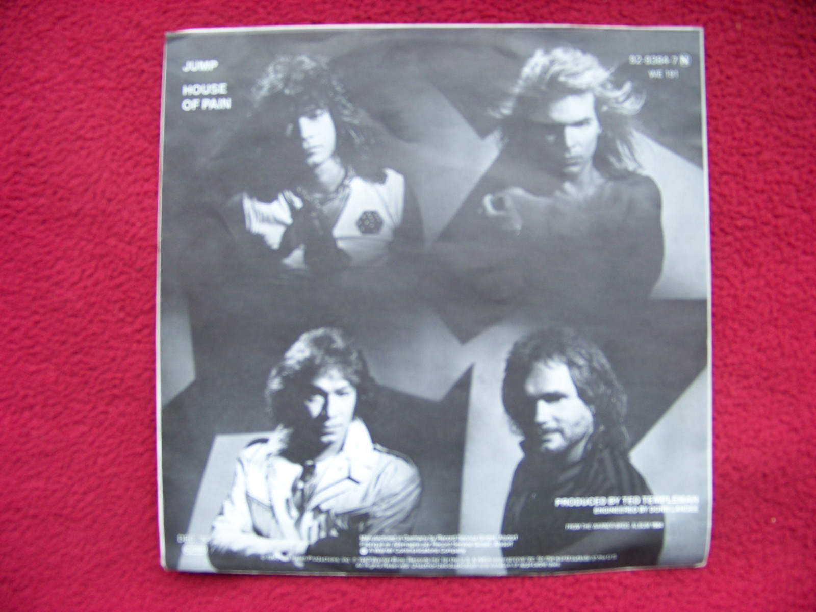 Van Halen – Jump / House of pain (Warner Bros. Records, 1983), Bild 2