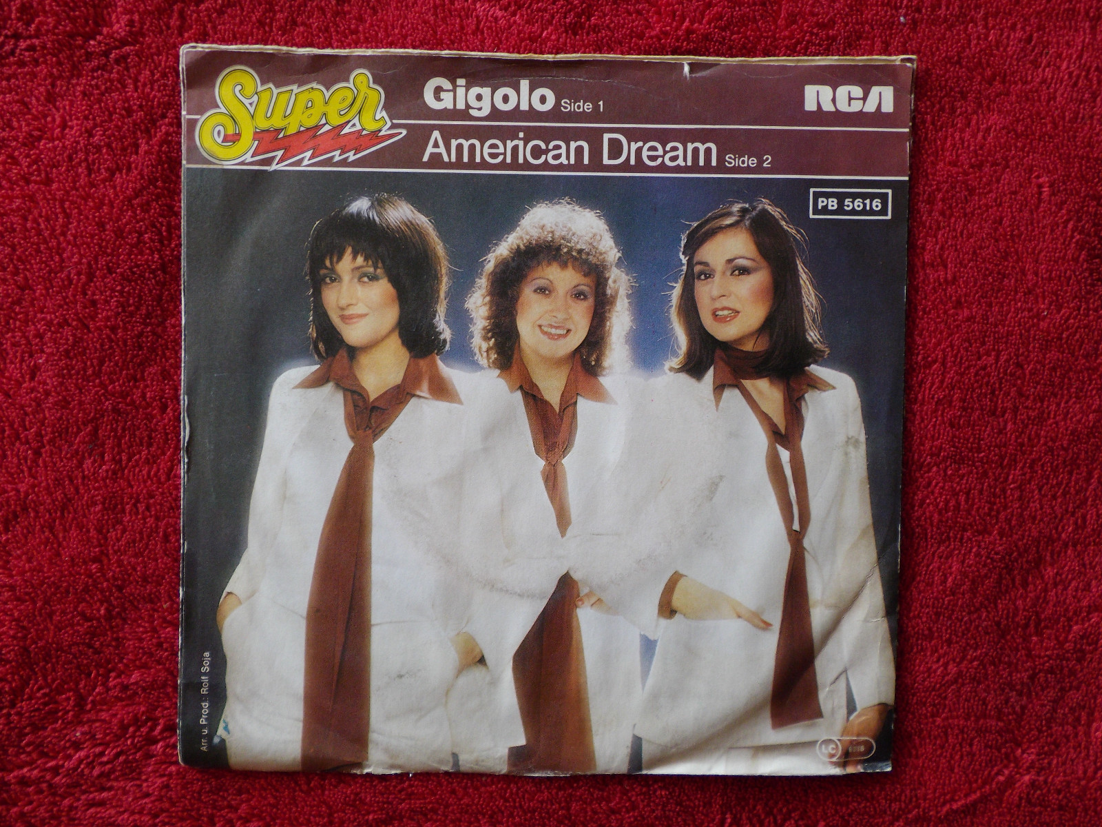 Super – Gigolo / American Dream | RCA Records, PB 5616, 1978, Bild 2