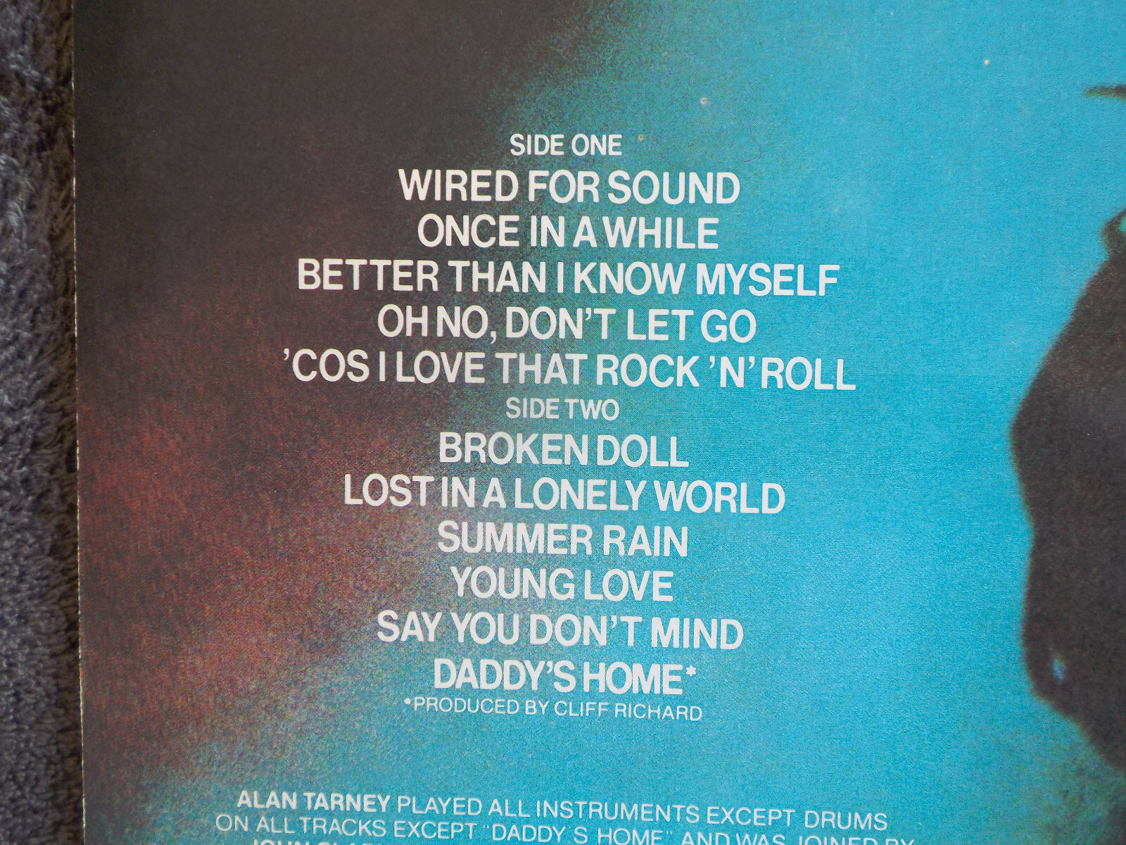 Cliff Richard – Wired for Sound | EMI Records, 12″-LP, Deutschland, 1981, Bild 3