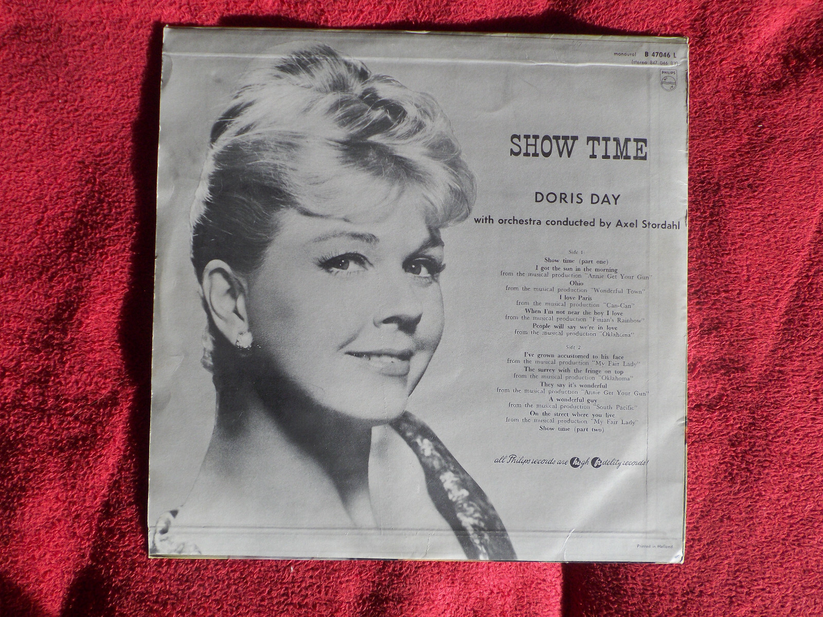 Doris Day – Show Time (Philips LP, Niederlande), Bild 3